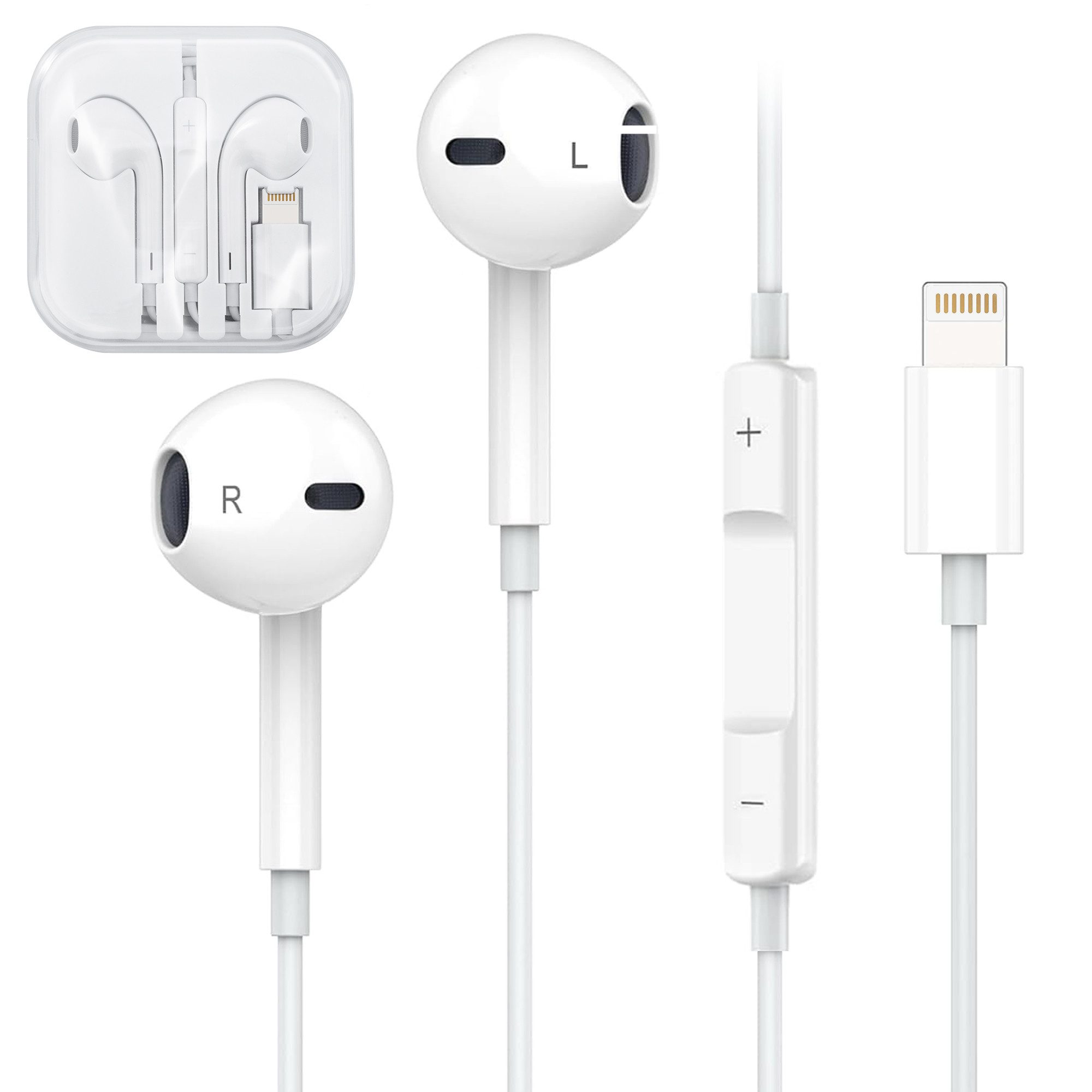 Kopfhörer mit Kabel In-Ear-Kopfhörer lightning Anschluss In-Ear-Kopfhörer