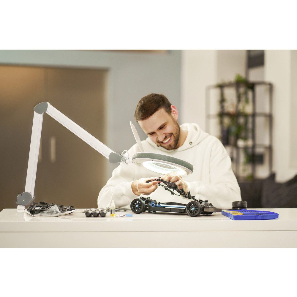 Lumeno Arbeitsleuchte Lumeno 8513GR Lumeno Lupenleuchte 8513GR 152 mm 2021 Energieeffizienz