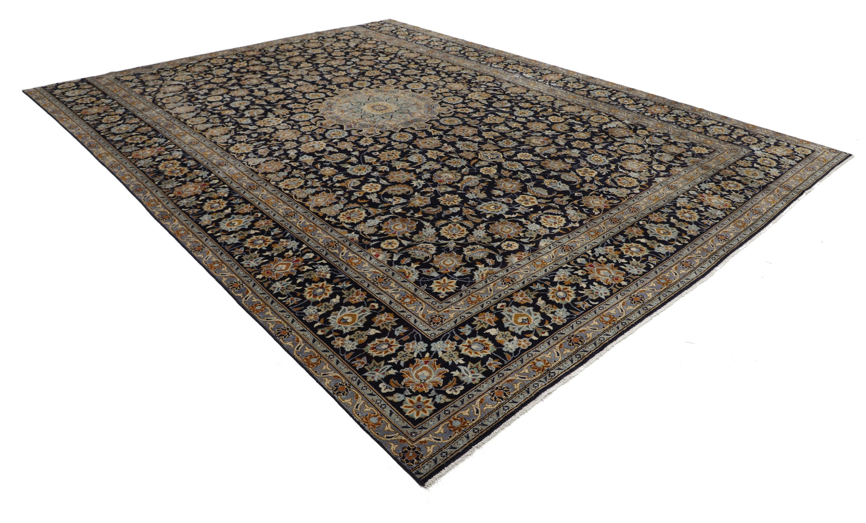 Carpet Avenue Teppich Keshan Patina (Teppichausschnitt) 450x341, Rechteck, Höhe: 7 mm