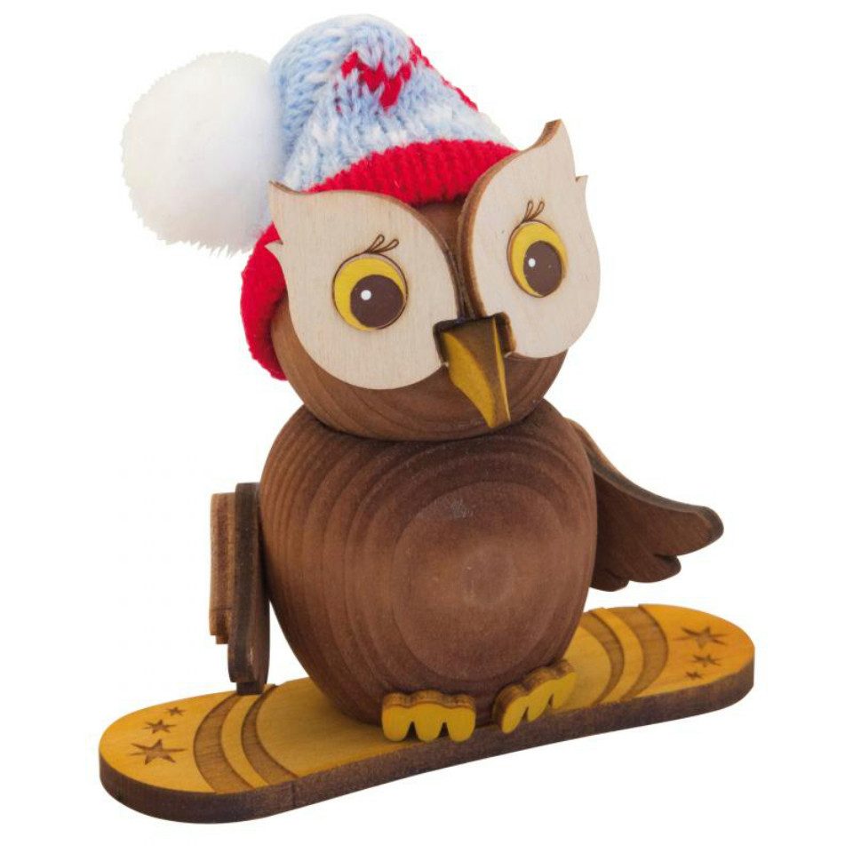Kuhnert Sammelfigur Kuhnert Mini Eule Snowboarder