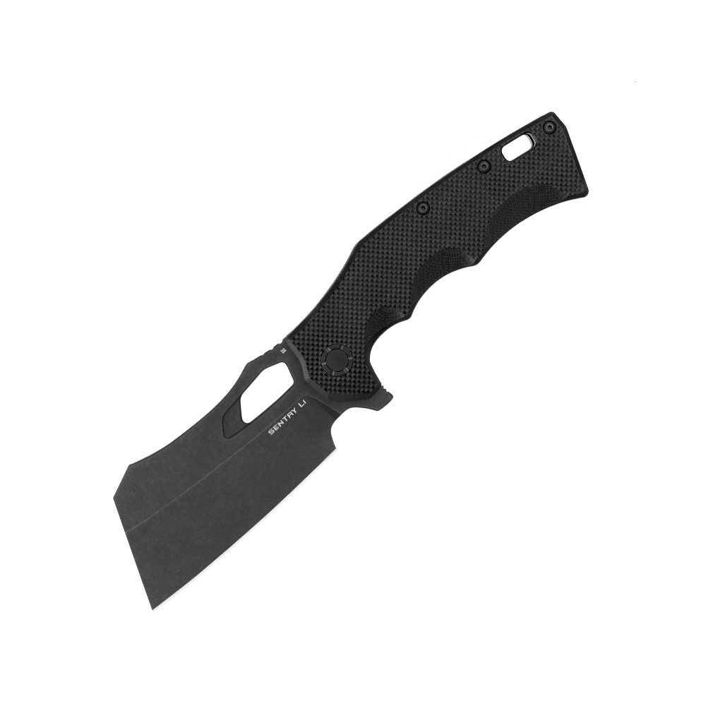 oknife Taschenmesser Sentry L1 Taschenmesser Outdoor Campingmesser, (Cleaver-Klinge, D2 Stahl, komfortablem G10-Griff & Taschenclip), Rutschfest, Leicht