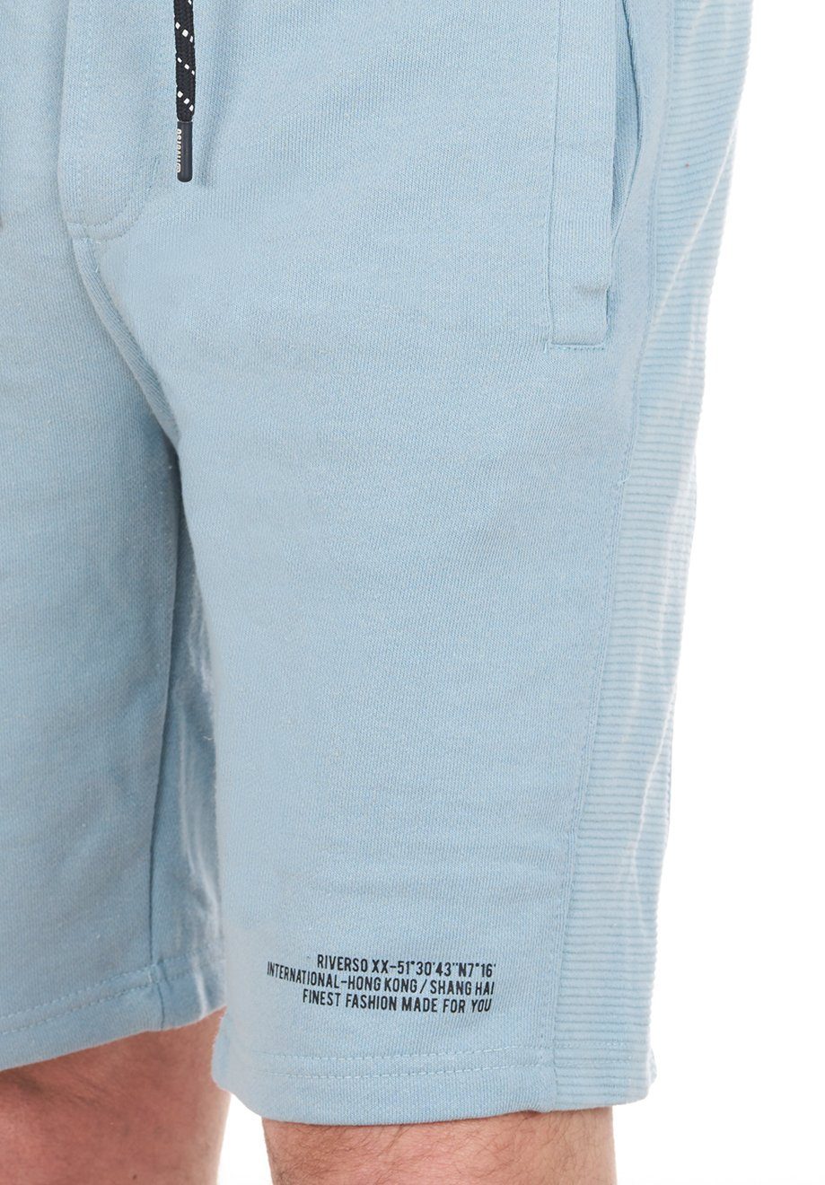 riverso Sweatshorts Herren Sportshorts RIVBlake Regular Fit Bermudashort mit Kordelzug – Bild 4 von 5