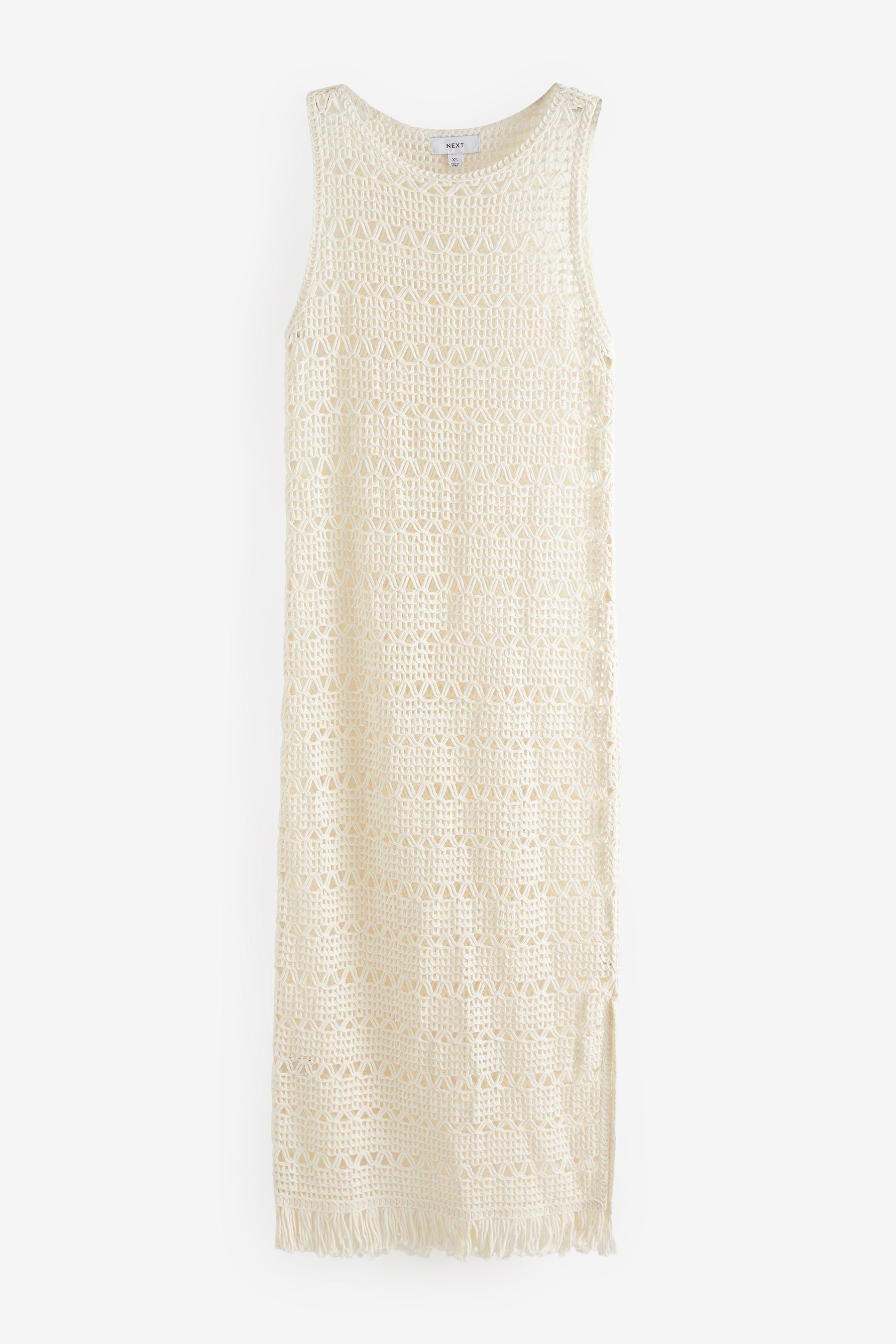 Next Midikleid Ärmelloses Kleid mit Häkelbesatz günstig online kaufen