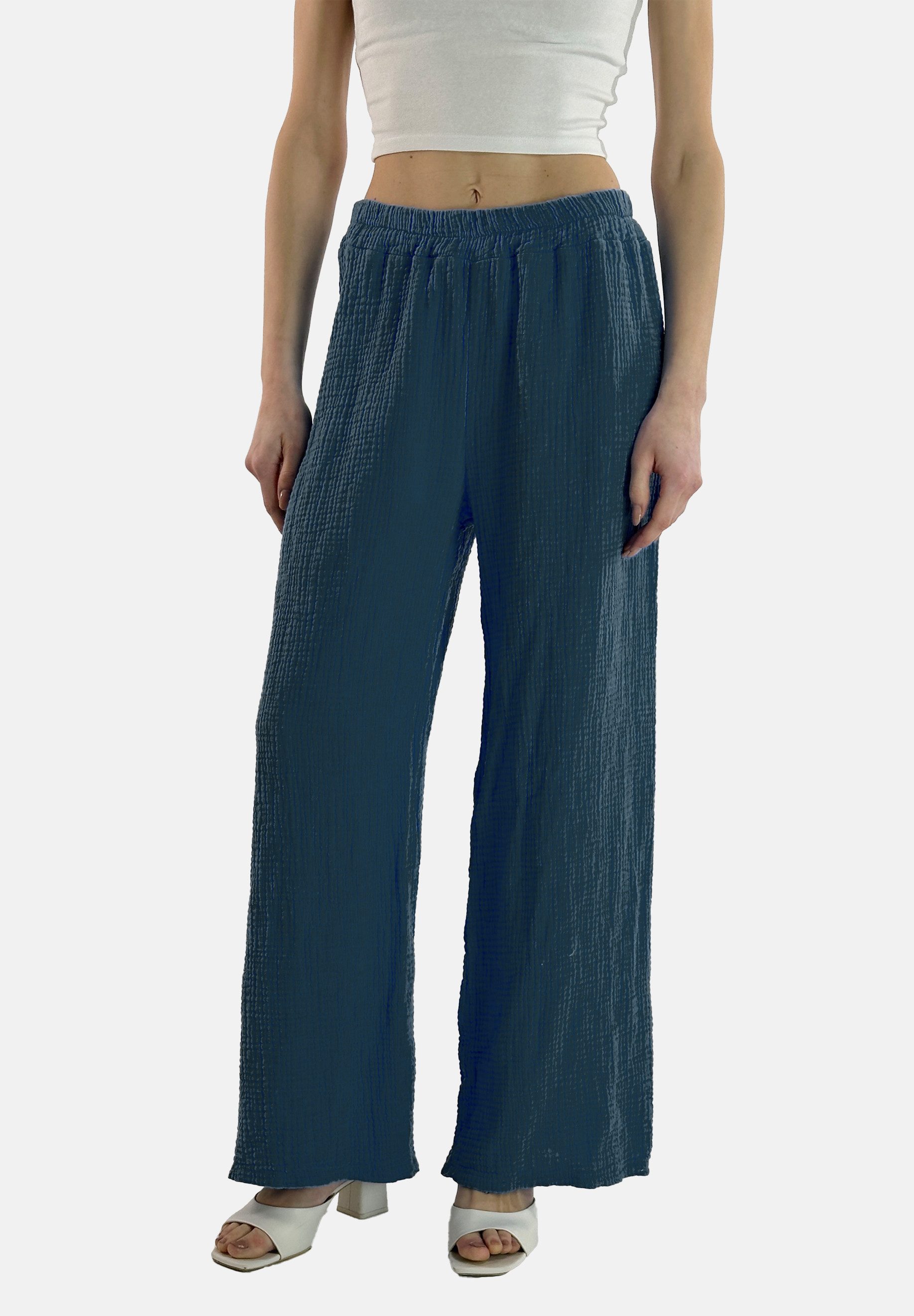 Elara Stoffhose Mouseline Hose (1-tlg)