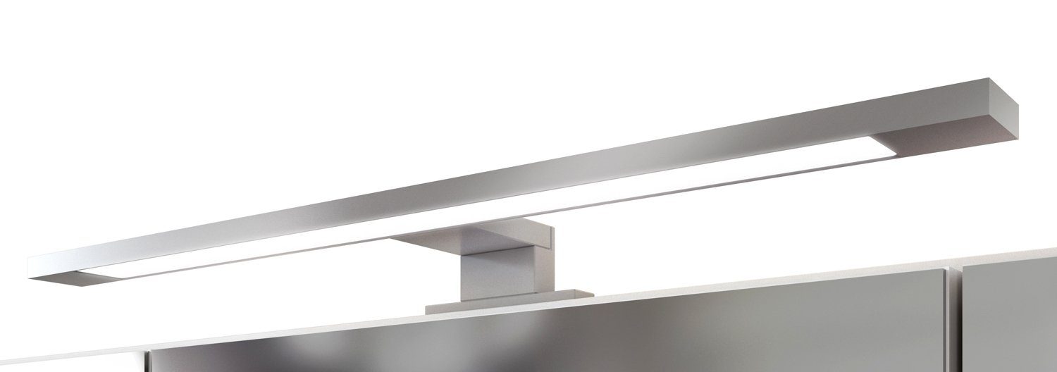 Graphit LED-Aufsatzleuchte H cm, MÖBEL HELD B x Spiegelschrank Dekor, 64 cm 100 MULTI, mit