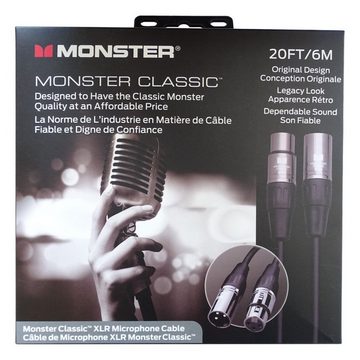 Monster Cable Classic XLR Mikrofonkabel 6m Audio-Kabel, (600 cm)