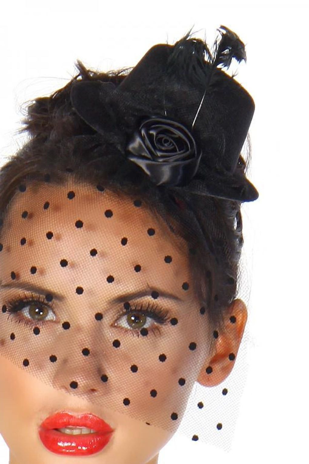 Atixo Melonenhut Fascinator Minihut Filzhut Trachtenhut günstig online kaufen