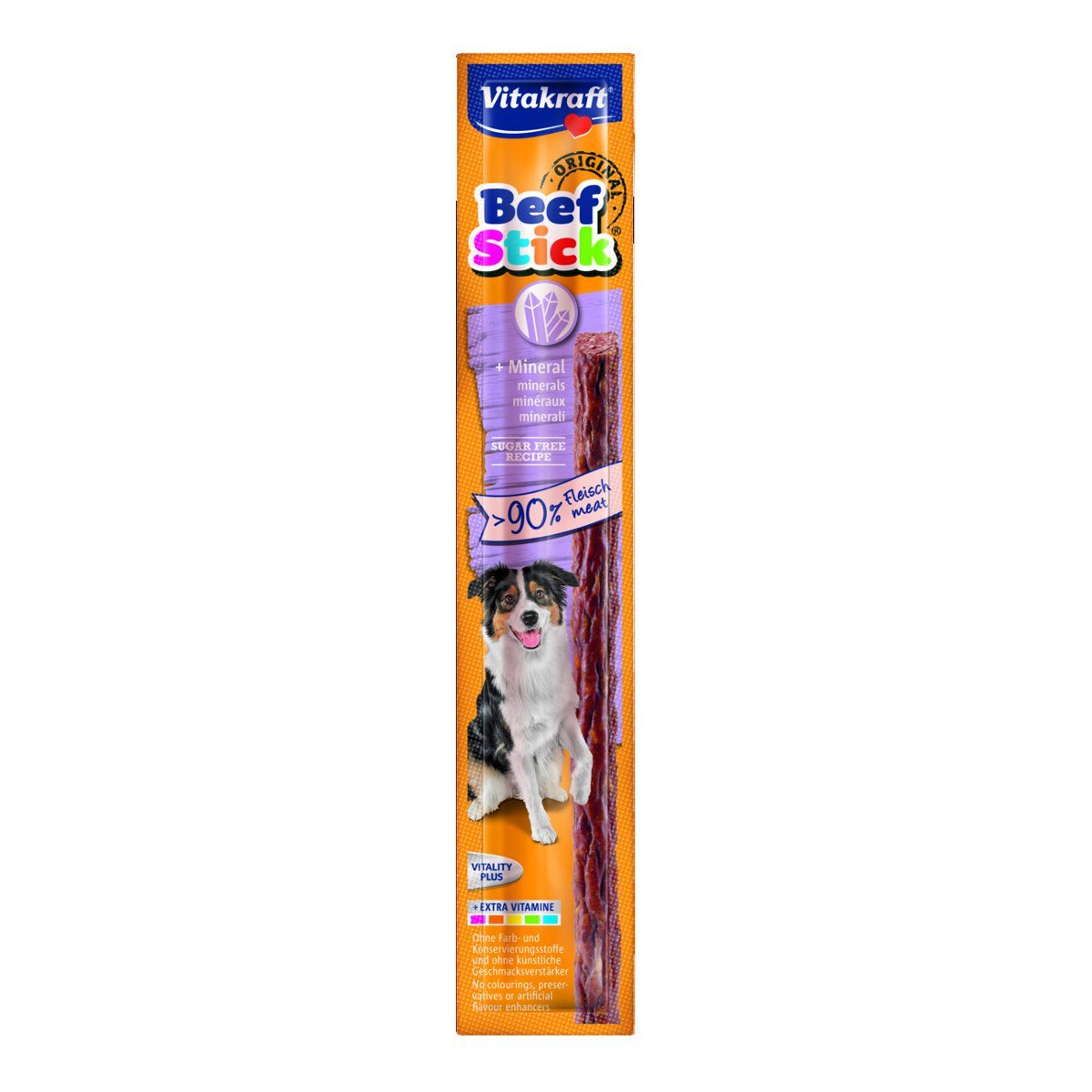 Vitakraft Beef Stick Original plus Mineral, 50 x 12g, Snack für: Hunde