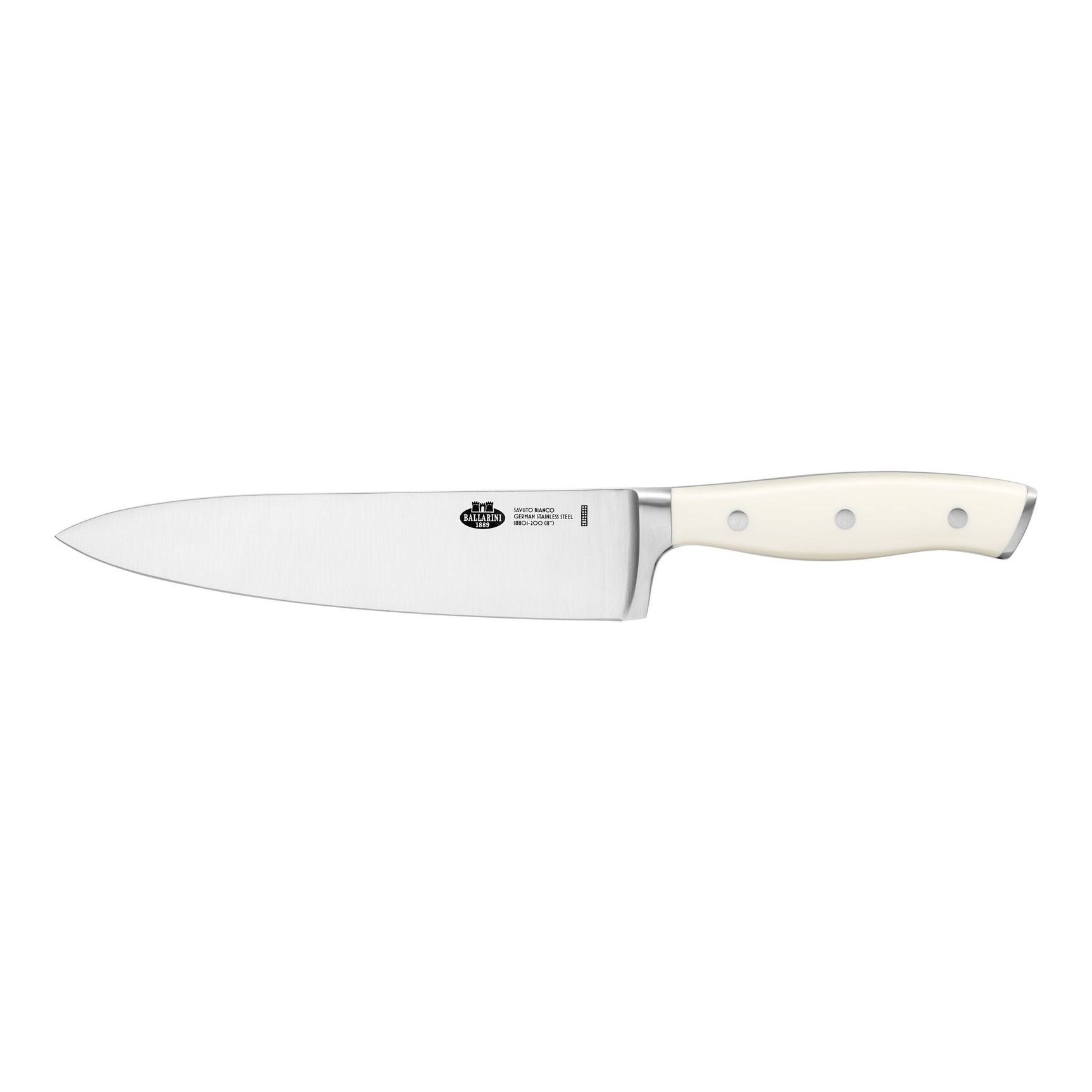 BALLARINI Kochmesser BALLARINI Savuto Kochmesser, 20 cm Elfenbein-Weiß