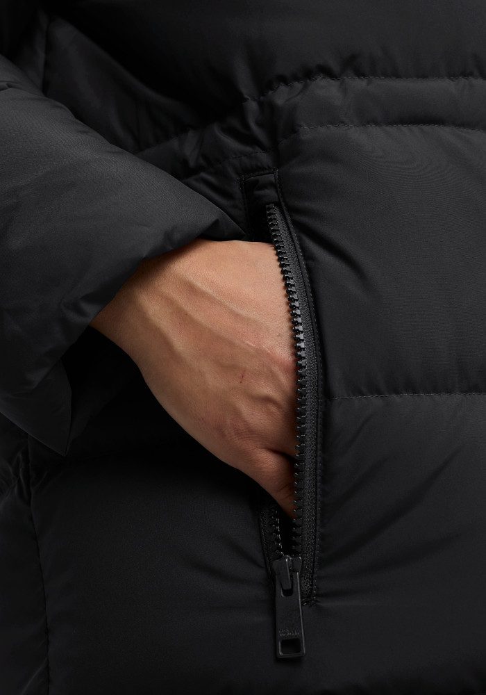 Jack Wolfskin Daunenmantel FROZEN PALACE LONG JKT W RDS mit Kapuze, wärmeisolierende Füllung, winddicht – Bild 5 von 5