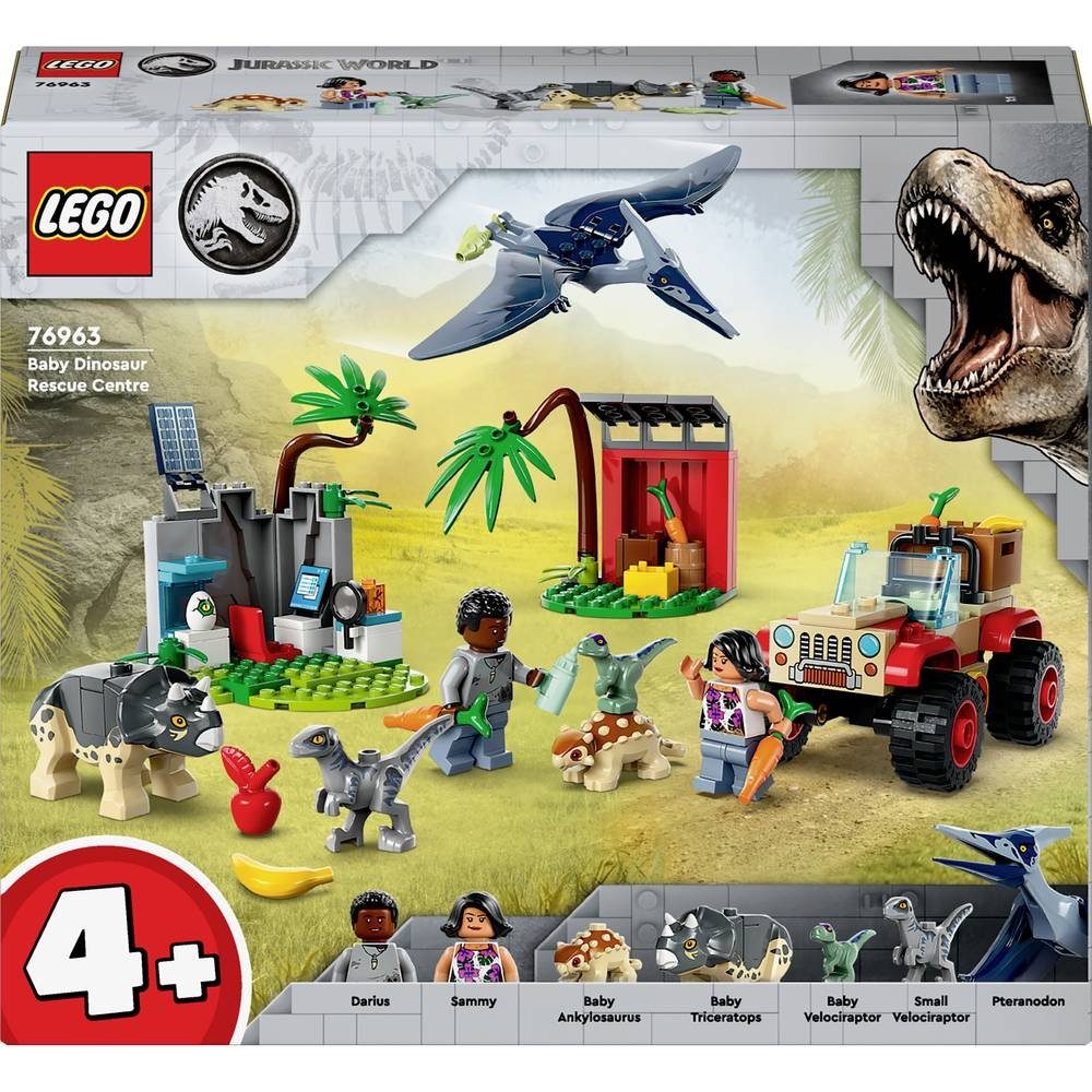 LEGO® JURASSIC WORLD™ Rettungszentrum für Baby-Dinos 76963 Konstruktionsspielsteine