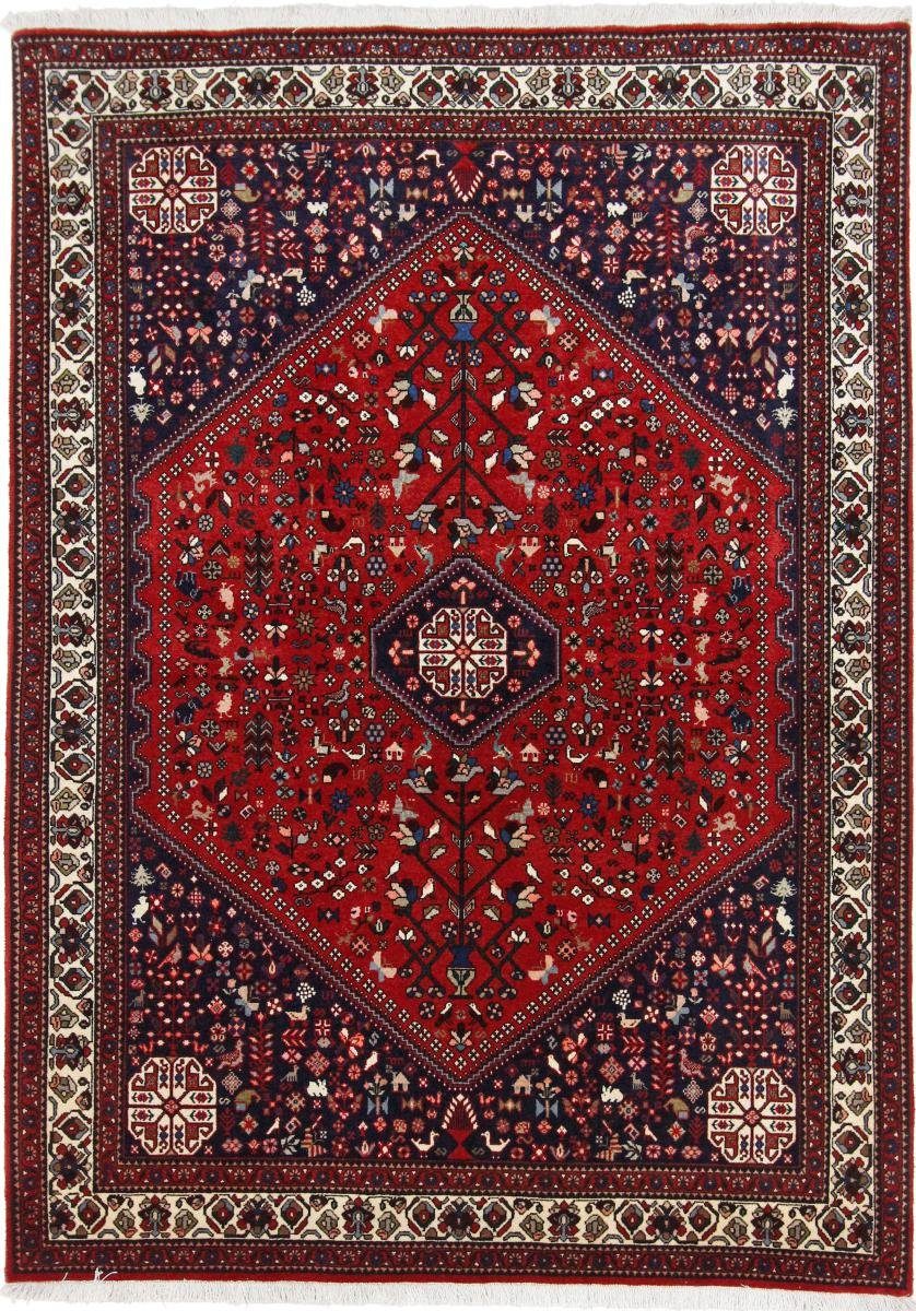 Orientteppich Abadeh 156x212 Handgeknüpfter Orientteppich / Perserteppich, Nain Trading, rechteckig, Höhe: 8 mm