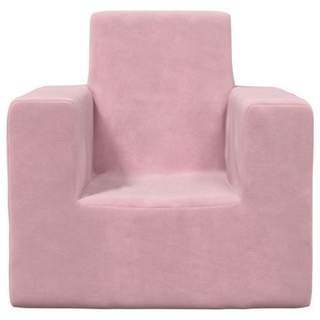 vidaXL Kindersofa Kindersofa Rosa Weich Plüsch Sessel