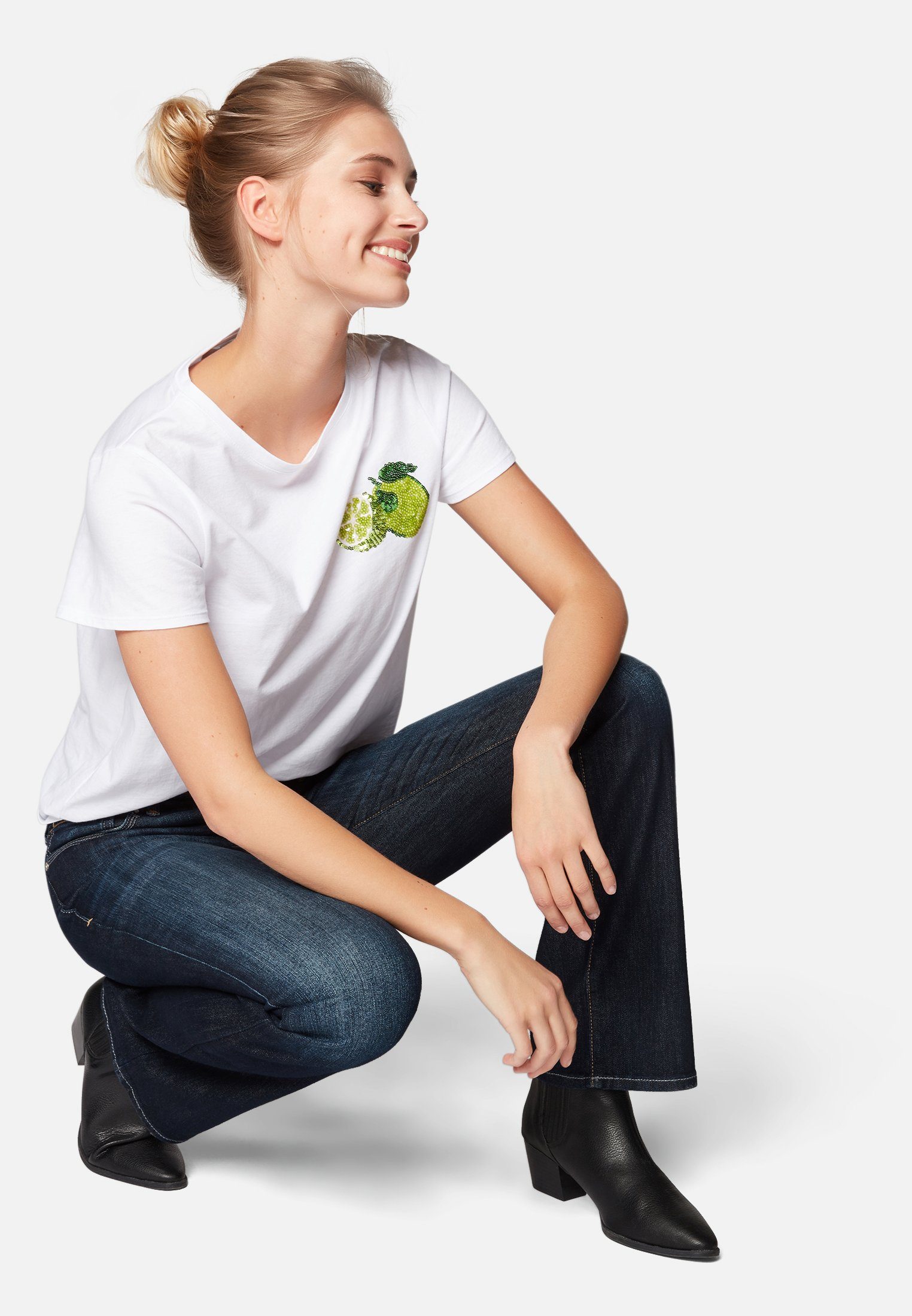 Mavi Bootcut-Jeans BELLA MID RISE Leicht ausgestelltes Bein