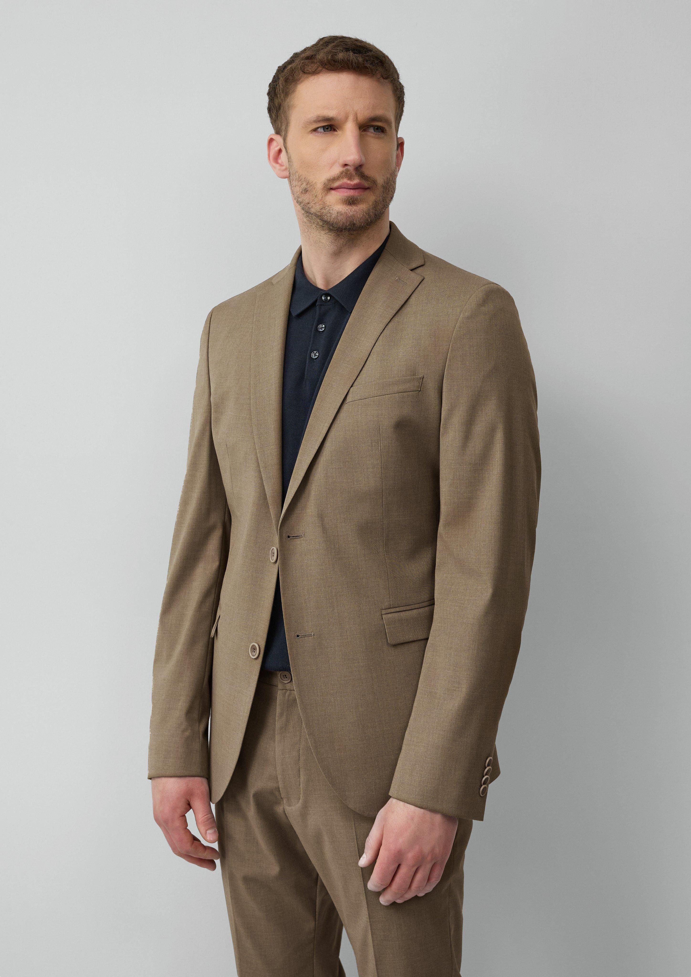 s.Oliver BLACK LABEL Outdoorjacke s.O PURE: Feine Anzug-Sakko aus Stretch-Gewebe