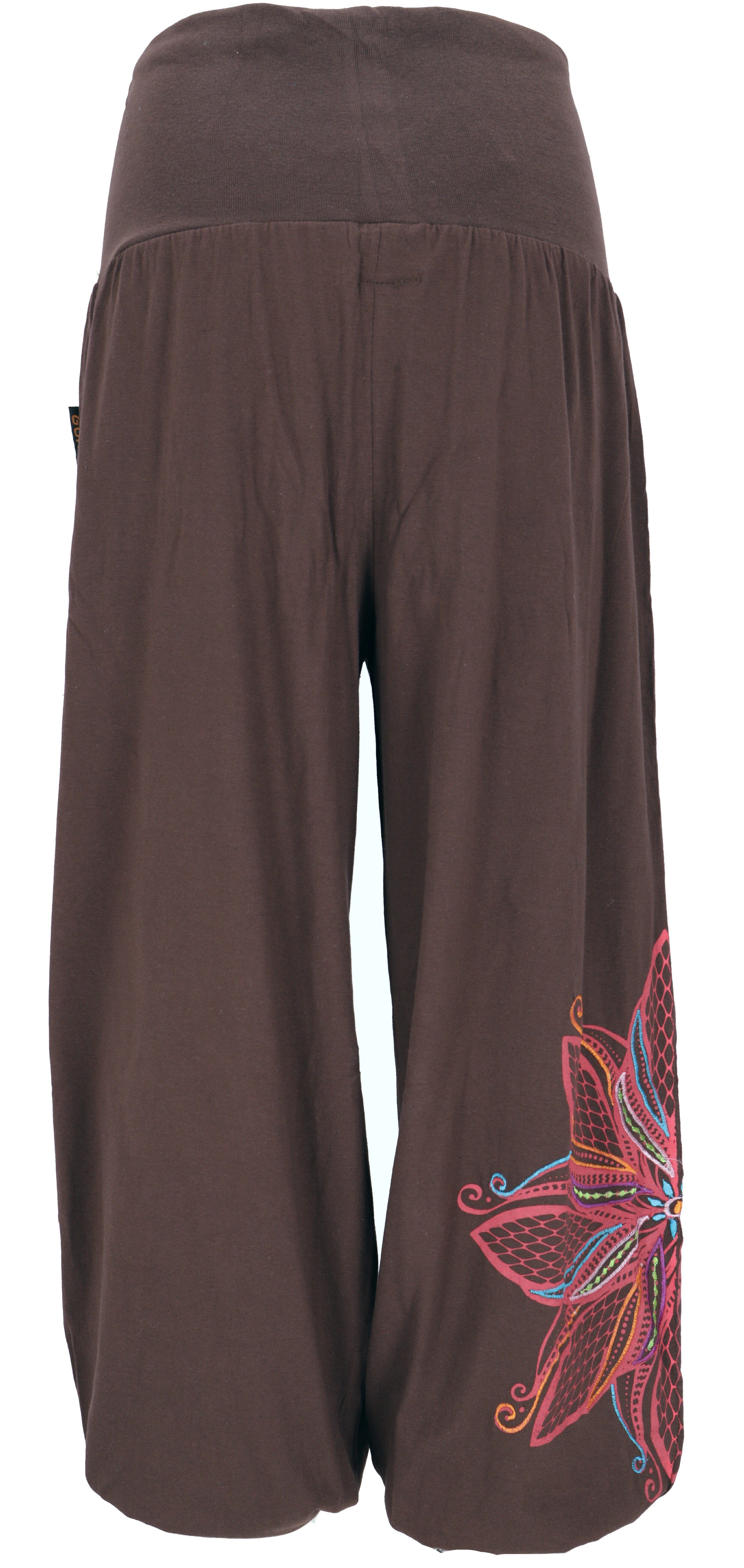 Guru-Shop Relaxhose Weite Pluderhose mit breitem Bund und.. alternative Bek günstig online kaufen