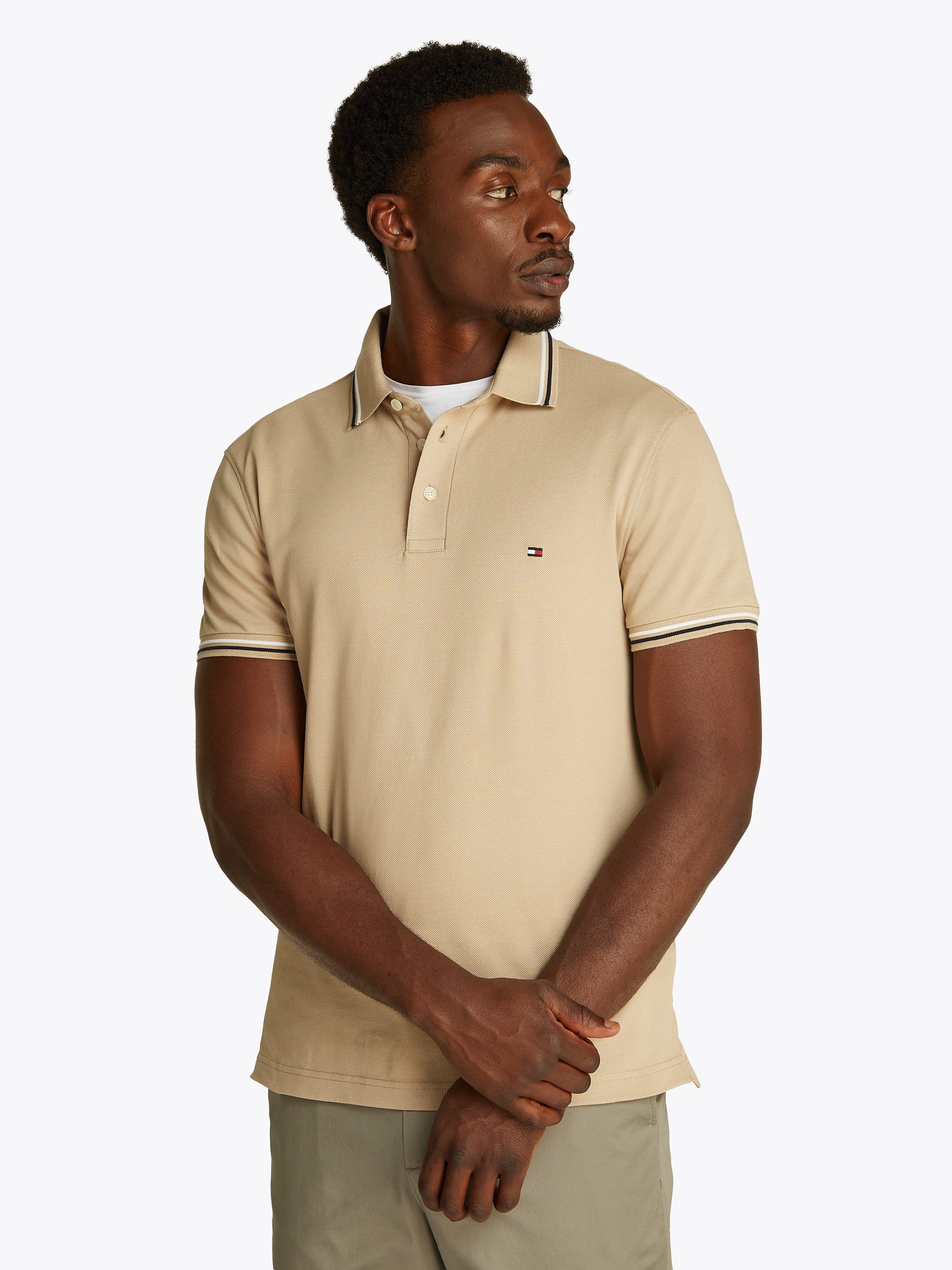 Tommy Hilfiger Poloshirt TOMMY TIPPED SLIM POLO günstig online kaufen