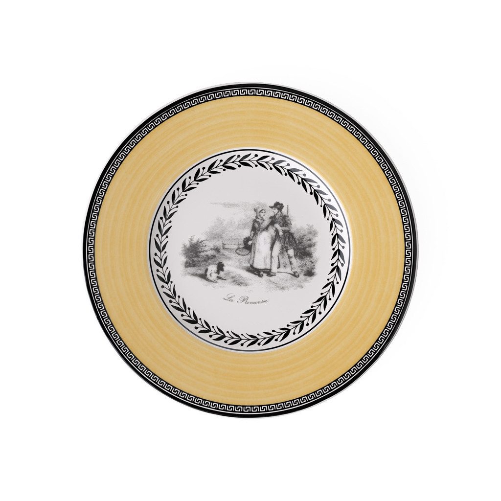 Villeroy & Boch Brotteller Audun Brotteller, (1 St), Premium Porcelain, mikrow.- & spülm.sicher, Made in Germany