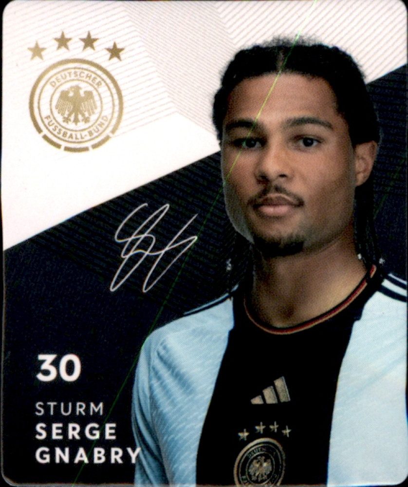 REWE Sammelkarte Karte 30 - Serge Gnabry - WM 2022 REWE