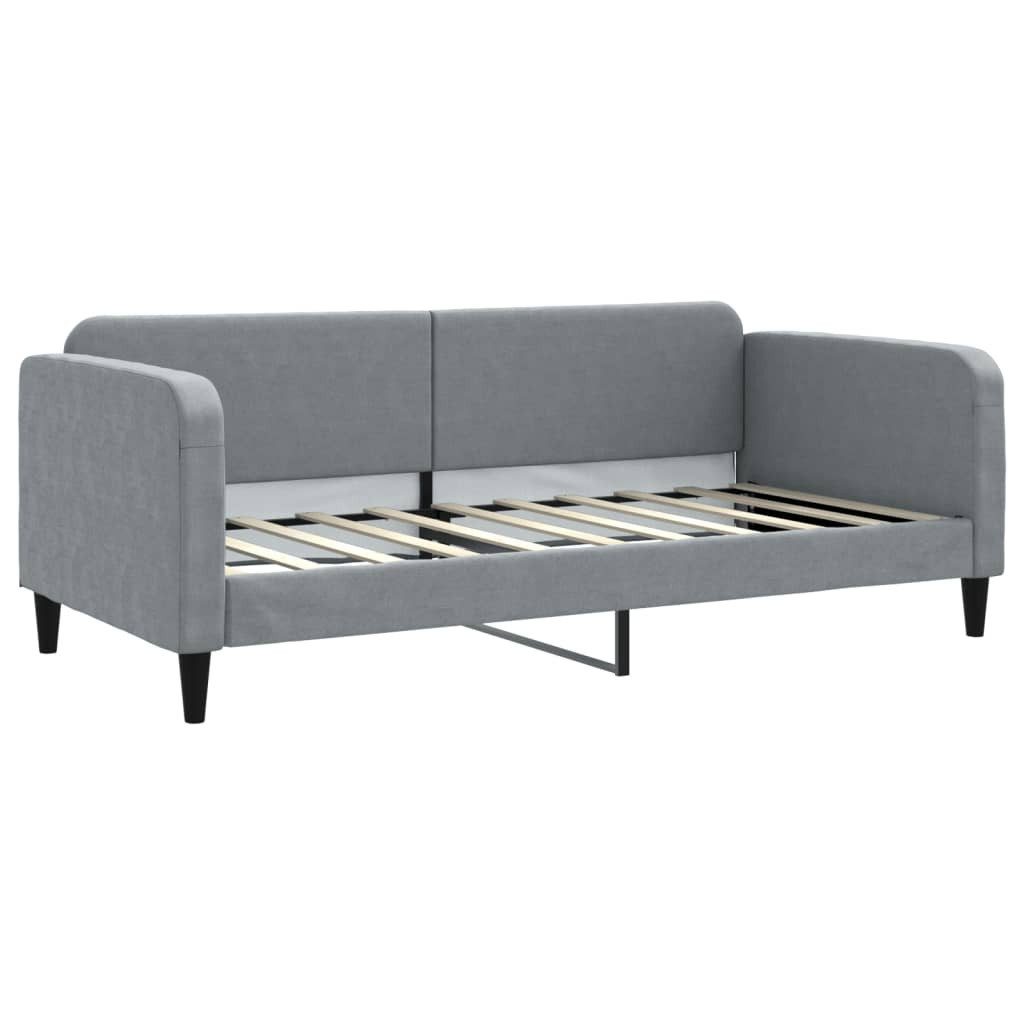 vidaXL Bett Tagesbett Hellgrau 90x190 cm günstig online kaufen