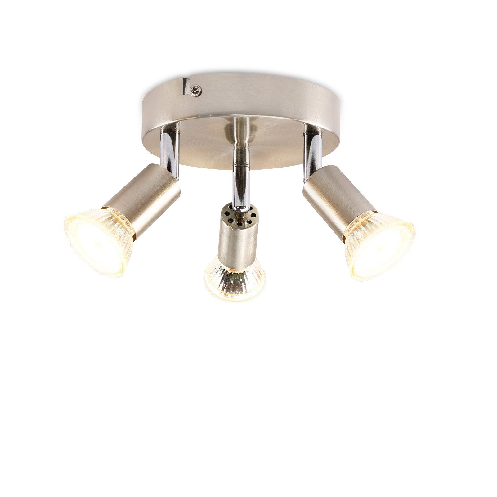 Nettlife Deckenstrahler Küchenlampe GU10 Rund Schlafzimmerlampe günstig online kaufen