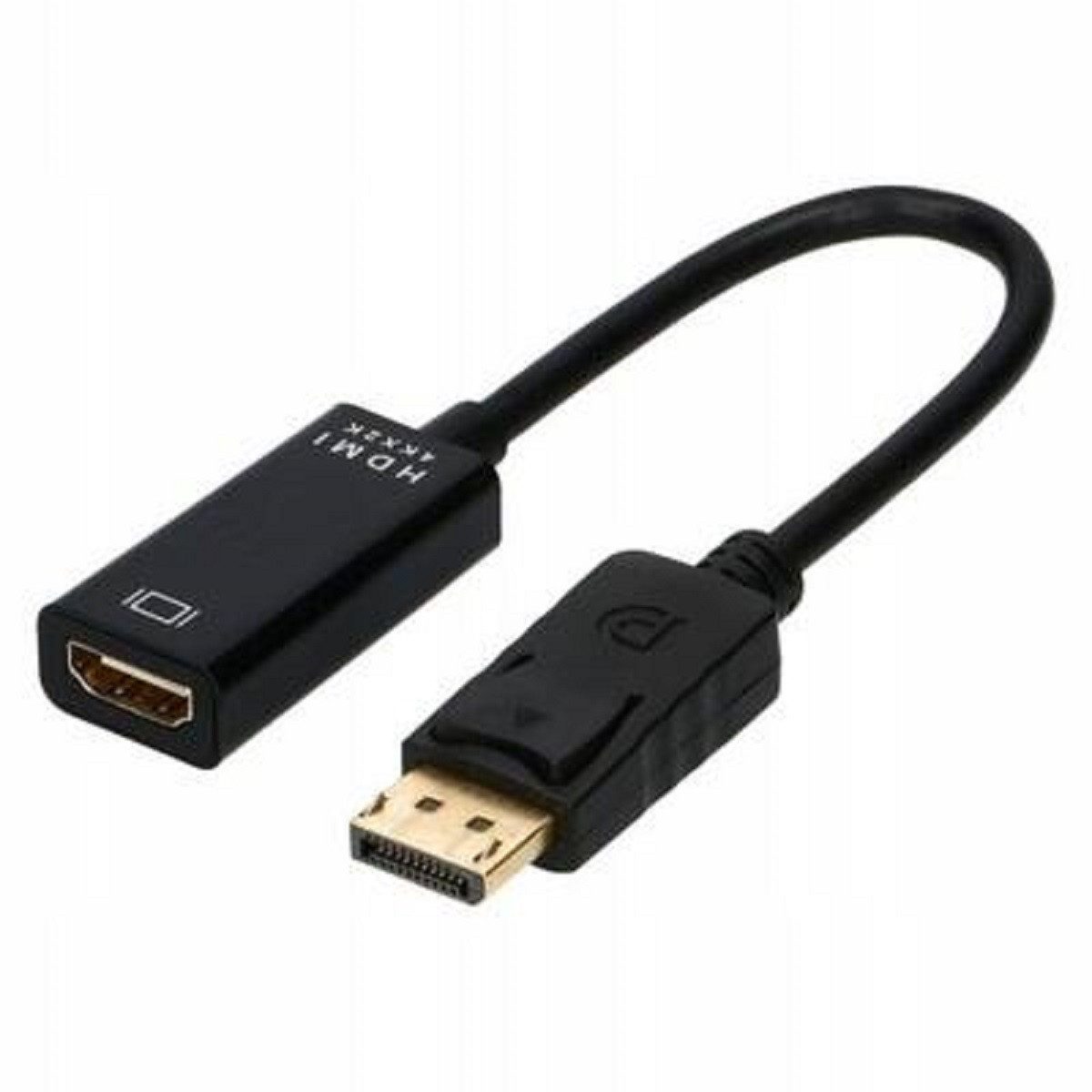DisplayPort zu HDMI Adapterkabel Konverter Adapter 4K Schwarz HDMI-Adapter