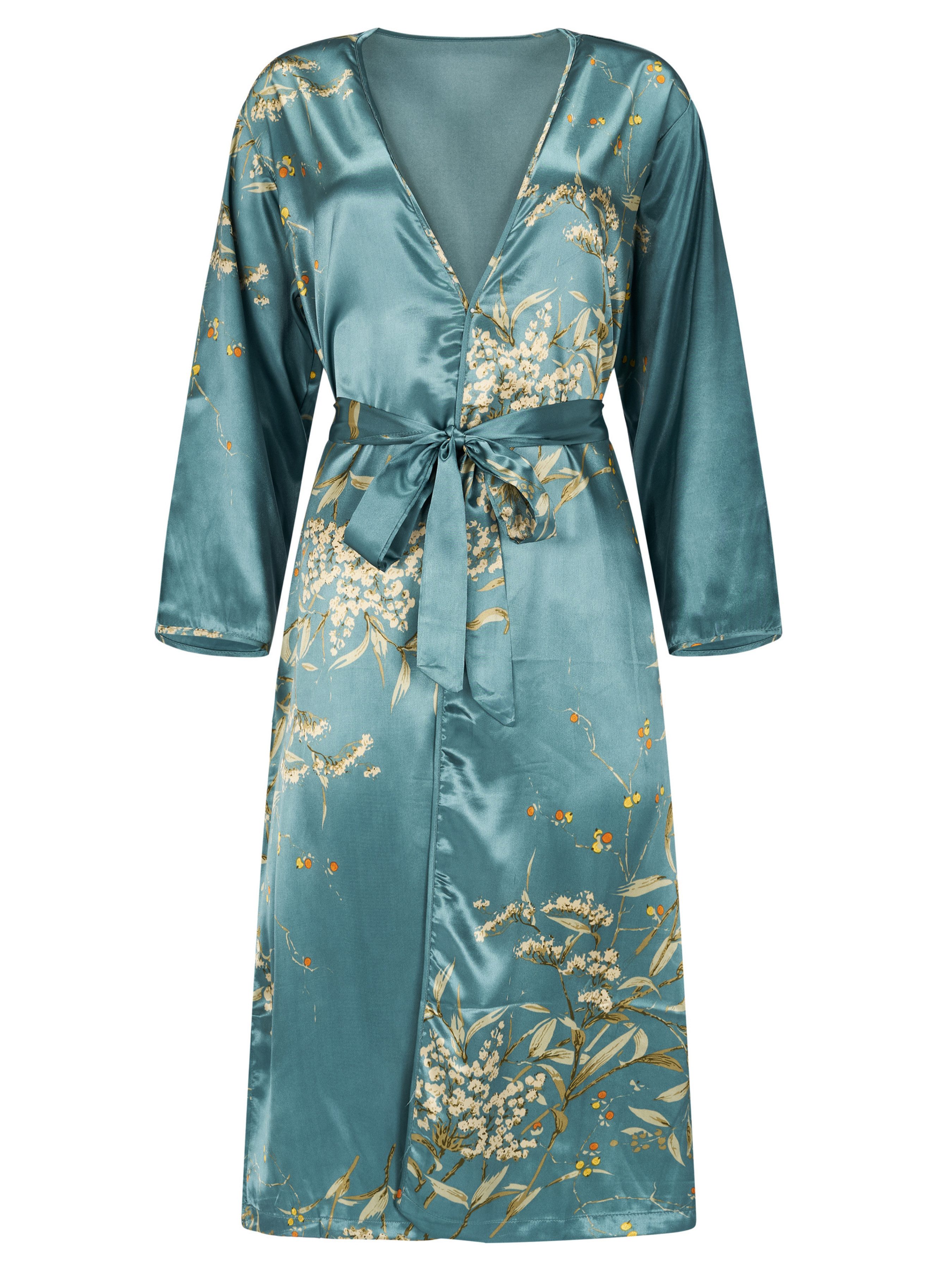 Orchibelle Morgenmantel Luxuriöser Satin-Kimono für Damen günstig online kaufen