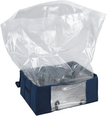 WENKO Organizer Vakuum Soft Box Air, Aufbewahrungsbox, integrierte Vakuum-Tasche mit Blitz-Ventil