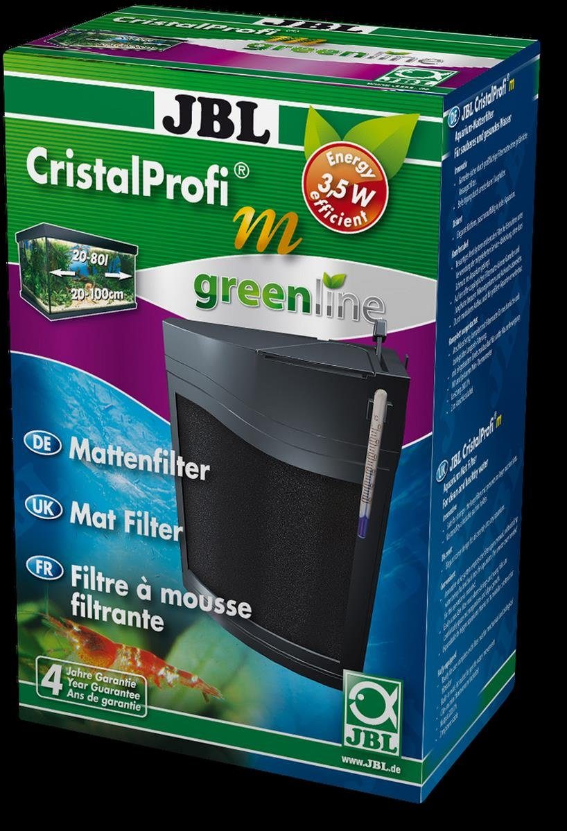 JBL GmbH & Co. KG Aquariumfilter JBL CristalProfi m greenline Mattenfilter inkl. Pumpe für Aquarien