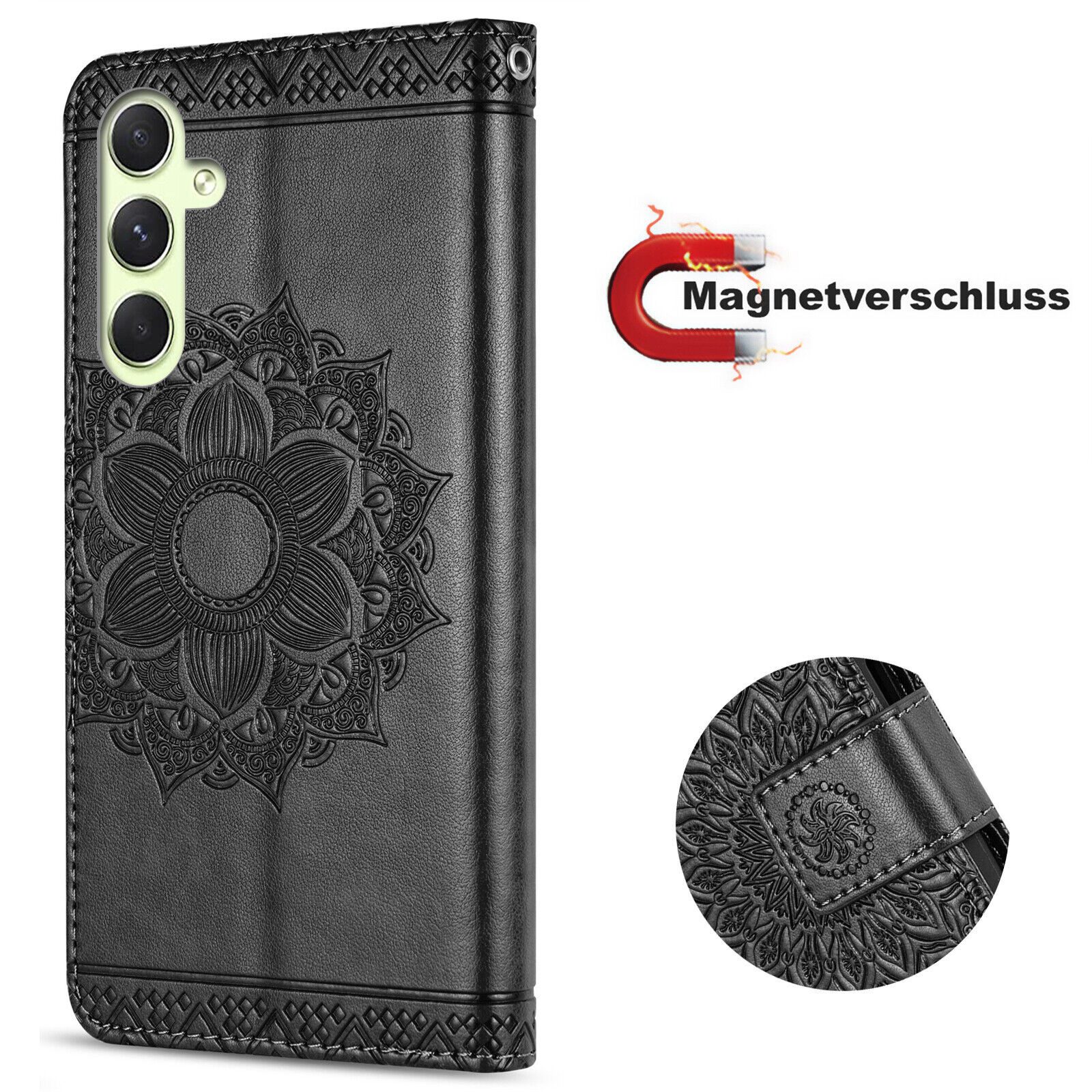 betterfon Handyhülle Handytasche für Samsung Galaxy A54 5G Klapphülle, Wallet Case mit Kartenfächern Magnetverschluss und weicher Innenhülle