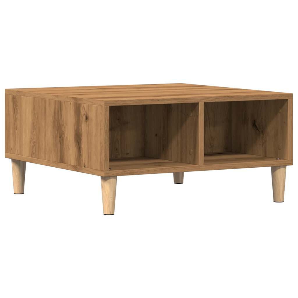 vidaXL Couchtisch, Couchtisch Artisan-Eiche 60x60x30 cm günstig online kaufen