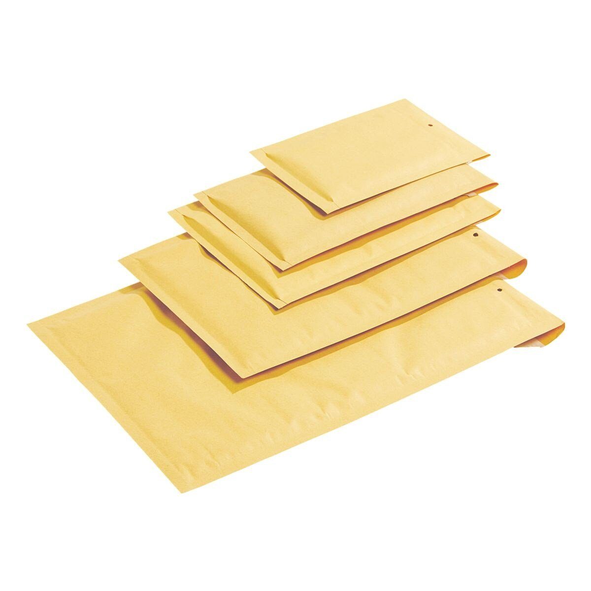 MAILMEDIA Versandtasche airpoc®, 5 Größen, mit PE-Luftpolsterung, ohne Fenster, Haftklebung