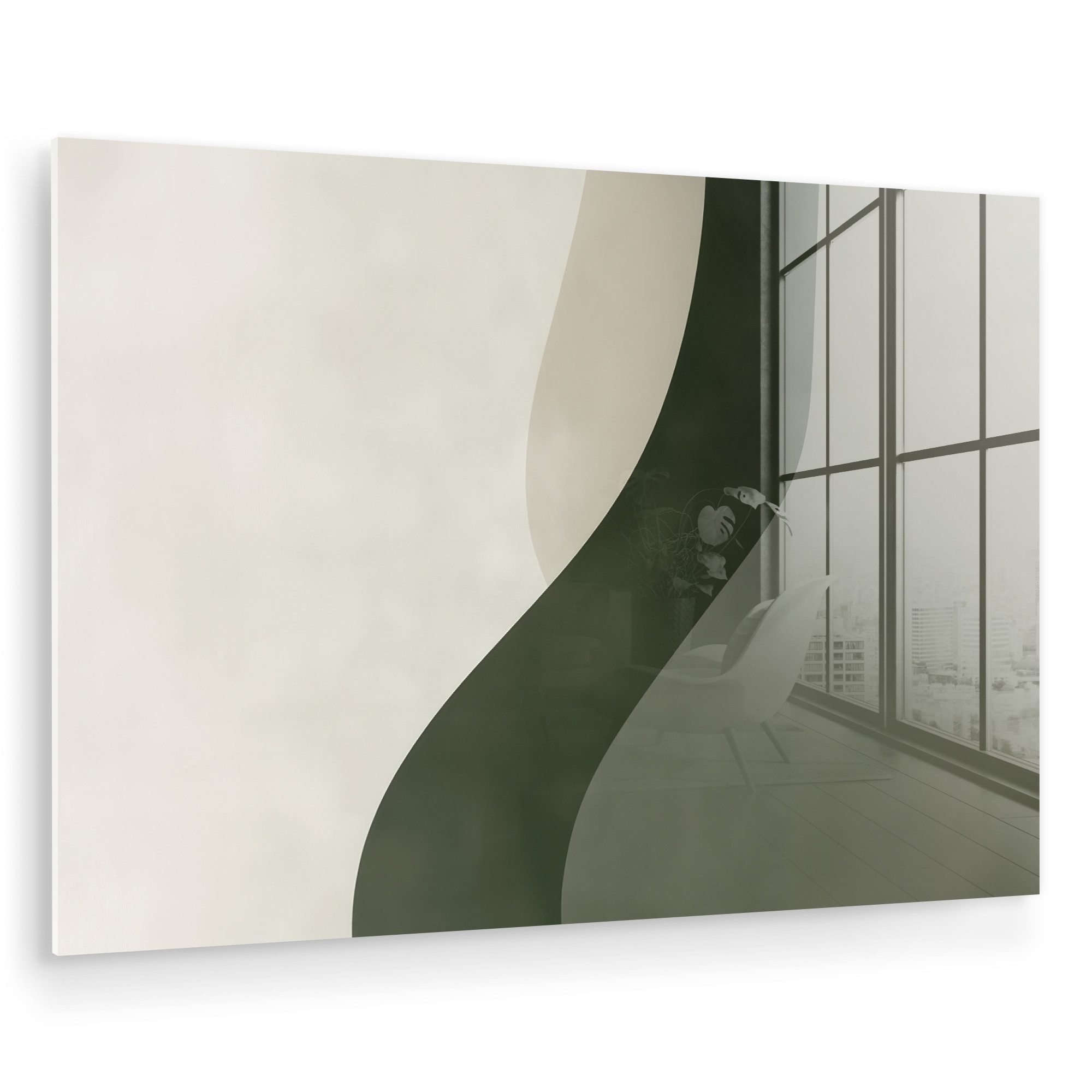 MuchoWow Acrylglasbild Japandi - Grün - günstig online kaufen