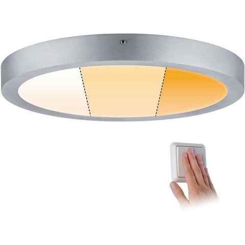 Paulmann LED Deckenleuchte Carpo, Dimmfunktion, LED fest integriert, Extra-Warmweiß, Warmweiß, LED-Modul, LED Deckenlampe