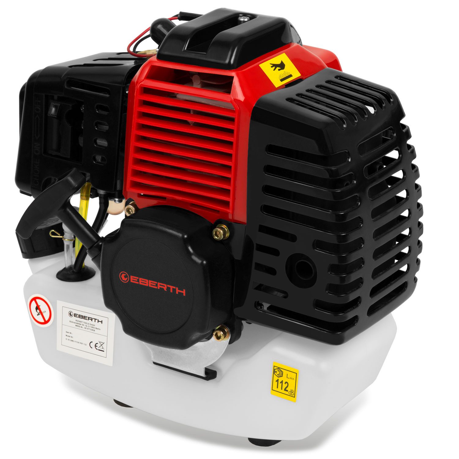 EBERTH Benzin-Rasentrimmer Freischneider Rasentrimmer Multitool 2in1 Benzin, 3PS, 52ccm Hubraum, 2-Takt Motor Luftgekühlt – Bild 5 von 5