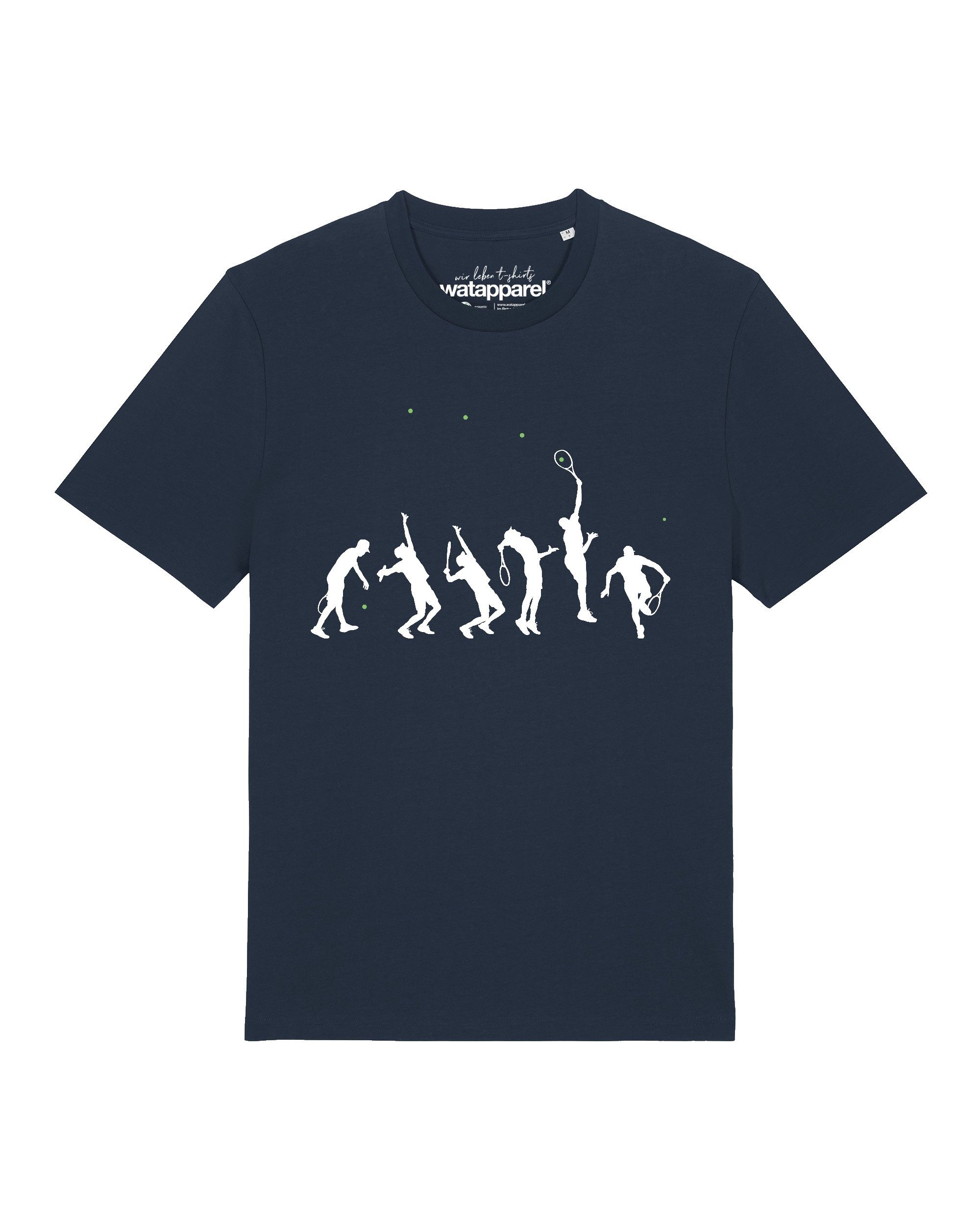 wat? Apparel T-Shirt Tennis Evolution