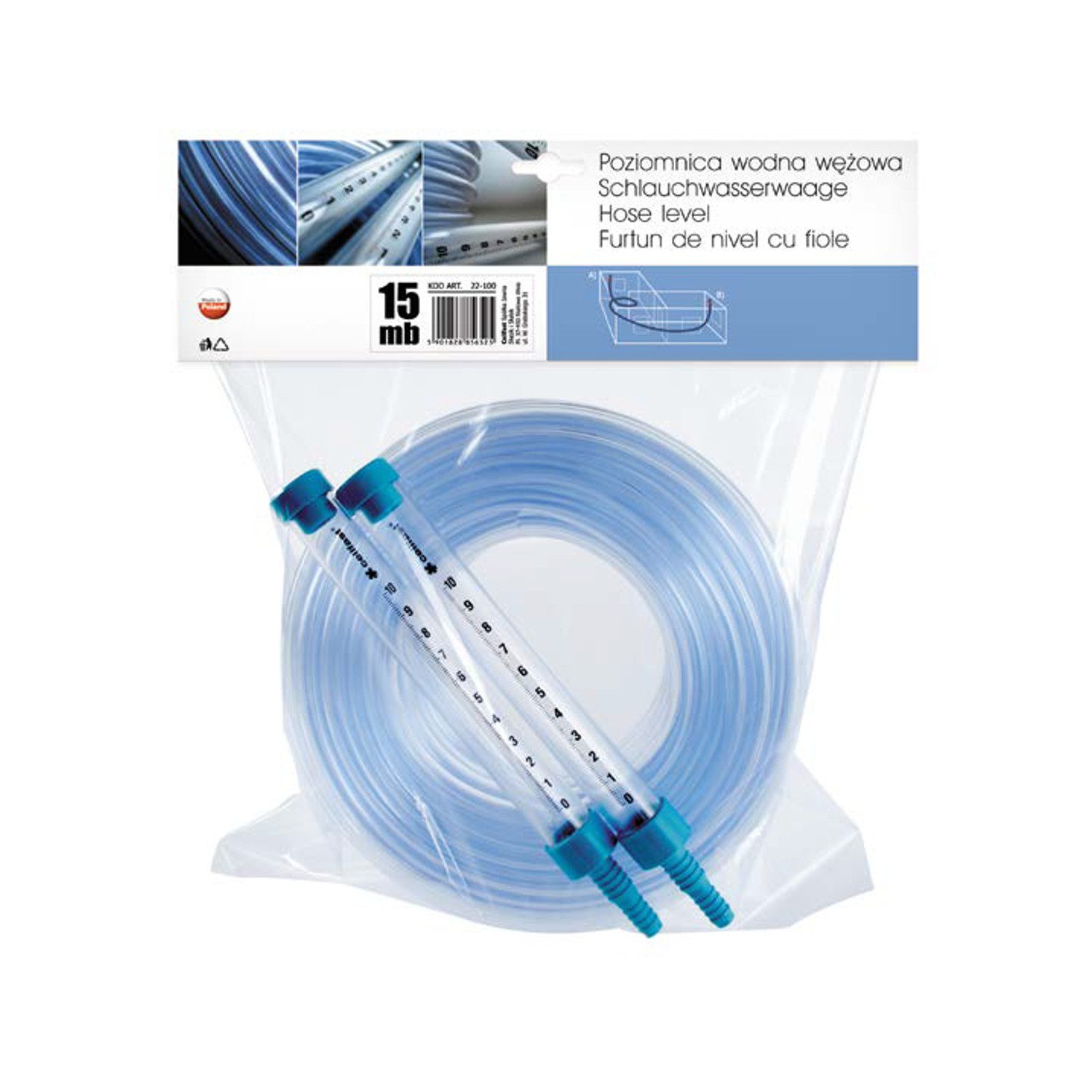 Cellfast Wasserwaage 22-100, Wasser-Level Wasserwaage 15 günstig online kaufen