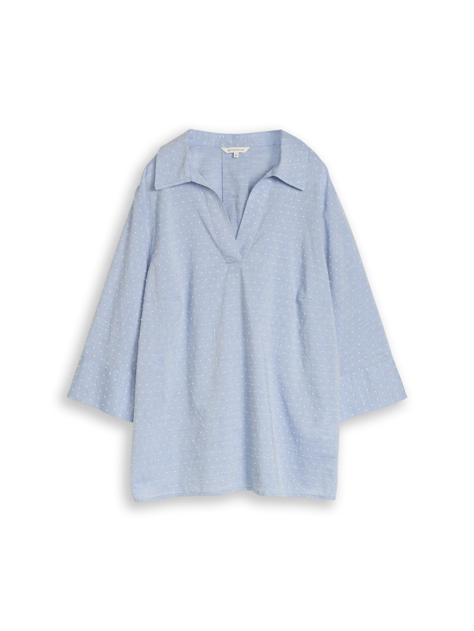 TOM TAILOR PLUS Langarmbluse Blusen & Shirts Plus Size - Loose Fit Bluse mi günstig online kaufen