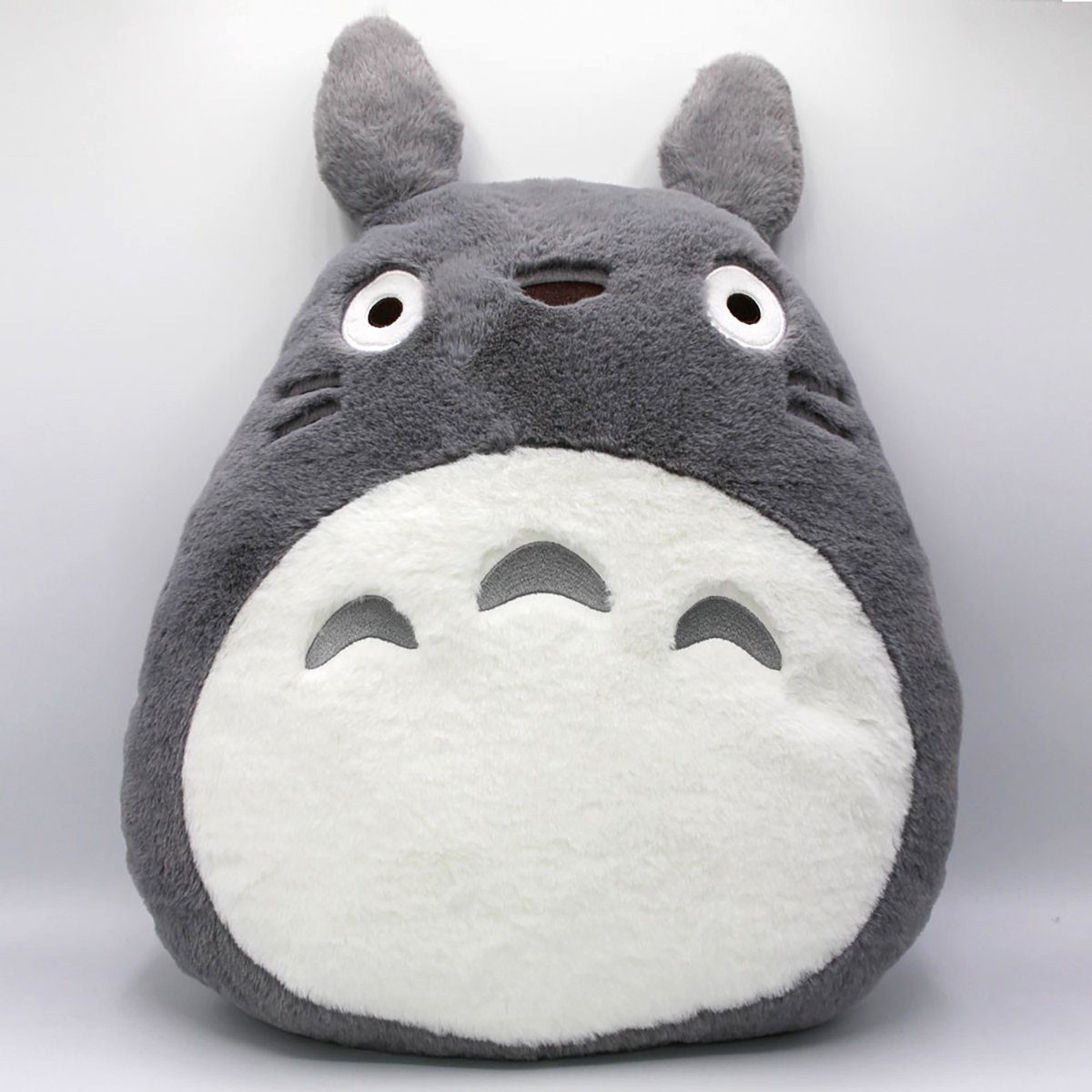Bettwäsche Mein Nachbar Totoro Plüsch kissen Totoro grau, SEMIC