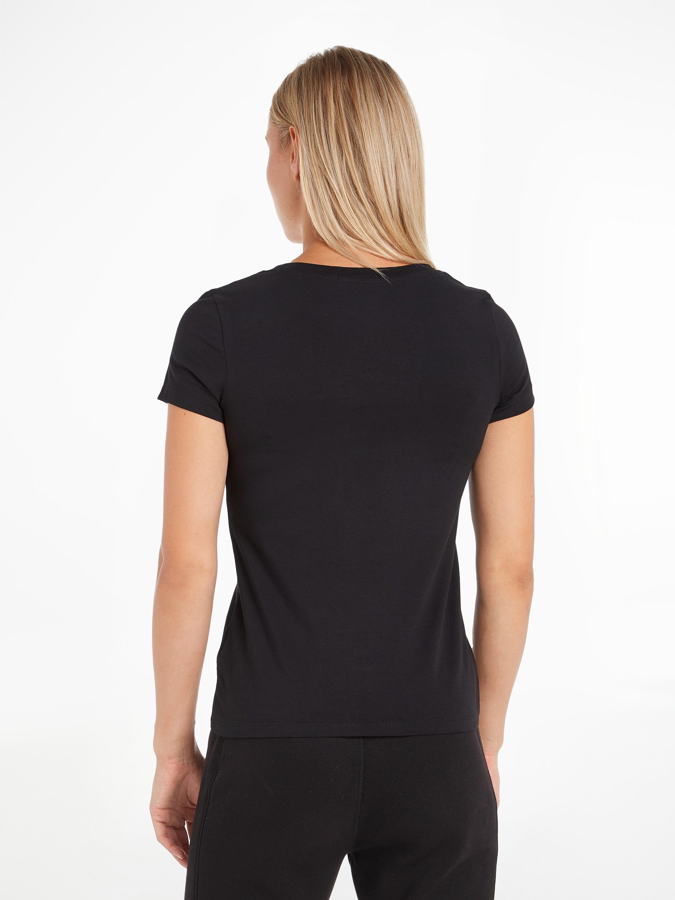 Calvin Klein Jeans V-Shirt CK EMBROIDERY STRETCH V-NECK (1-tlg) mit kleiner günstig online kaufen
