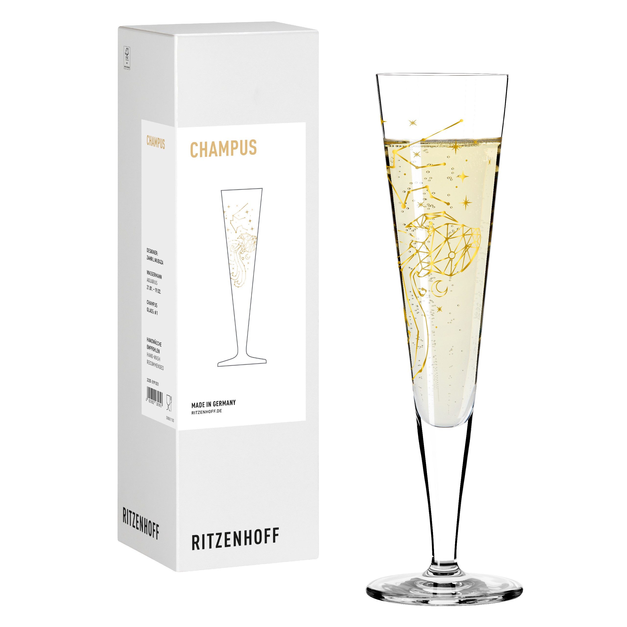 Champagnerglas Astro