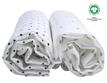Motherhood Spucktuch Spucktücher GOTS Zertifiziert aus 100% Bio-Baumwolle, 85 x 85 cm, 2-er Set