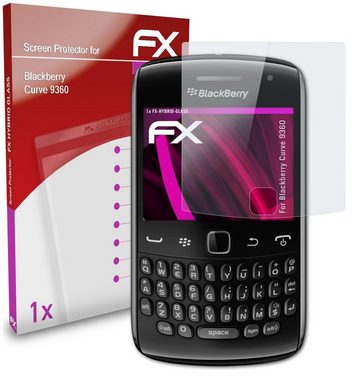 atFoliX Schutzfolie Panzerglasfolie für Blackberry Curve 9360, Ultradünn und superhart