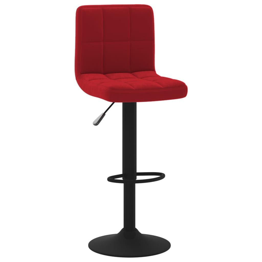 vidaXL Barhocker Barhocker Weinrot Samt (1 günstig online kaufen