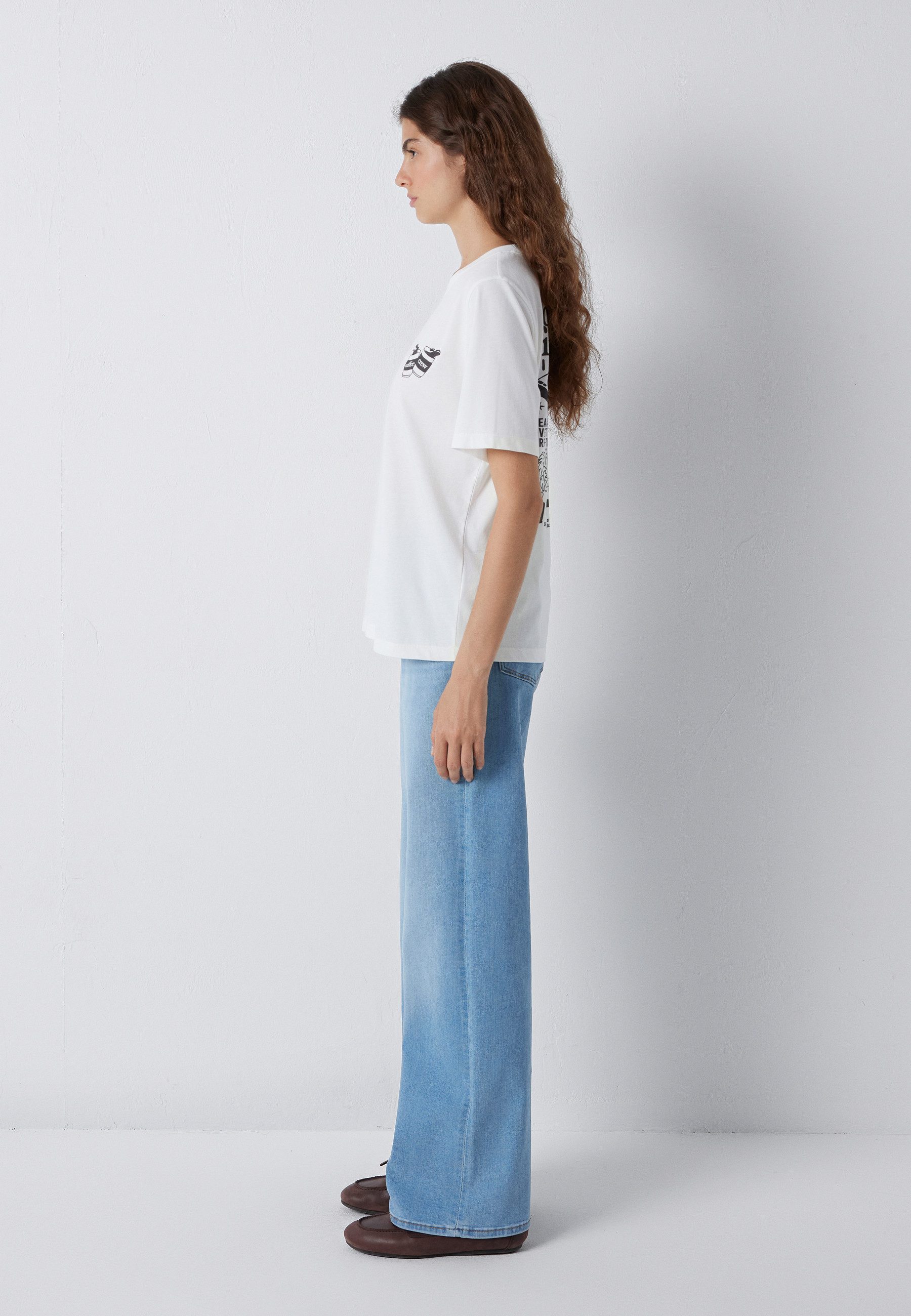 Mavi T-Shirt SLOGAN PRINTED TSHIRT T-Shirt mit Backprint