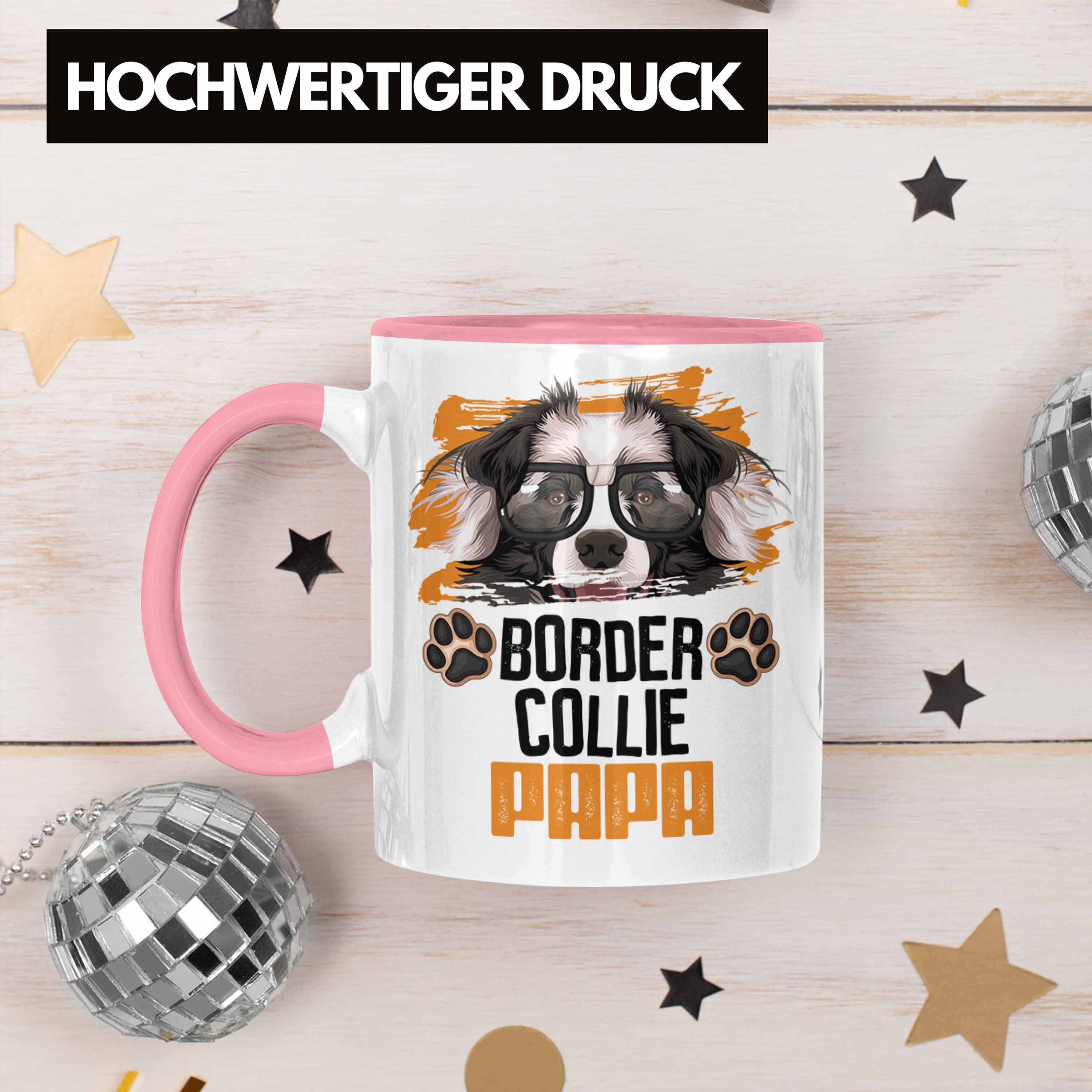 Trendation Lustiger Geschenkid Border Collies Tasse Tasse Geschenk Papa Rosa Spruch Besitzer