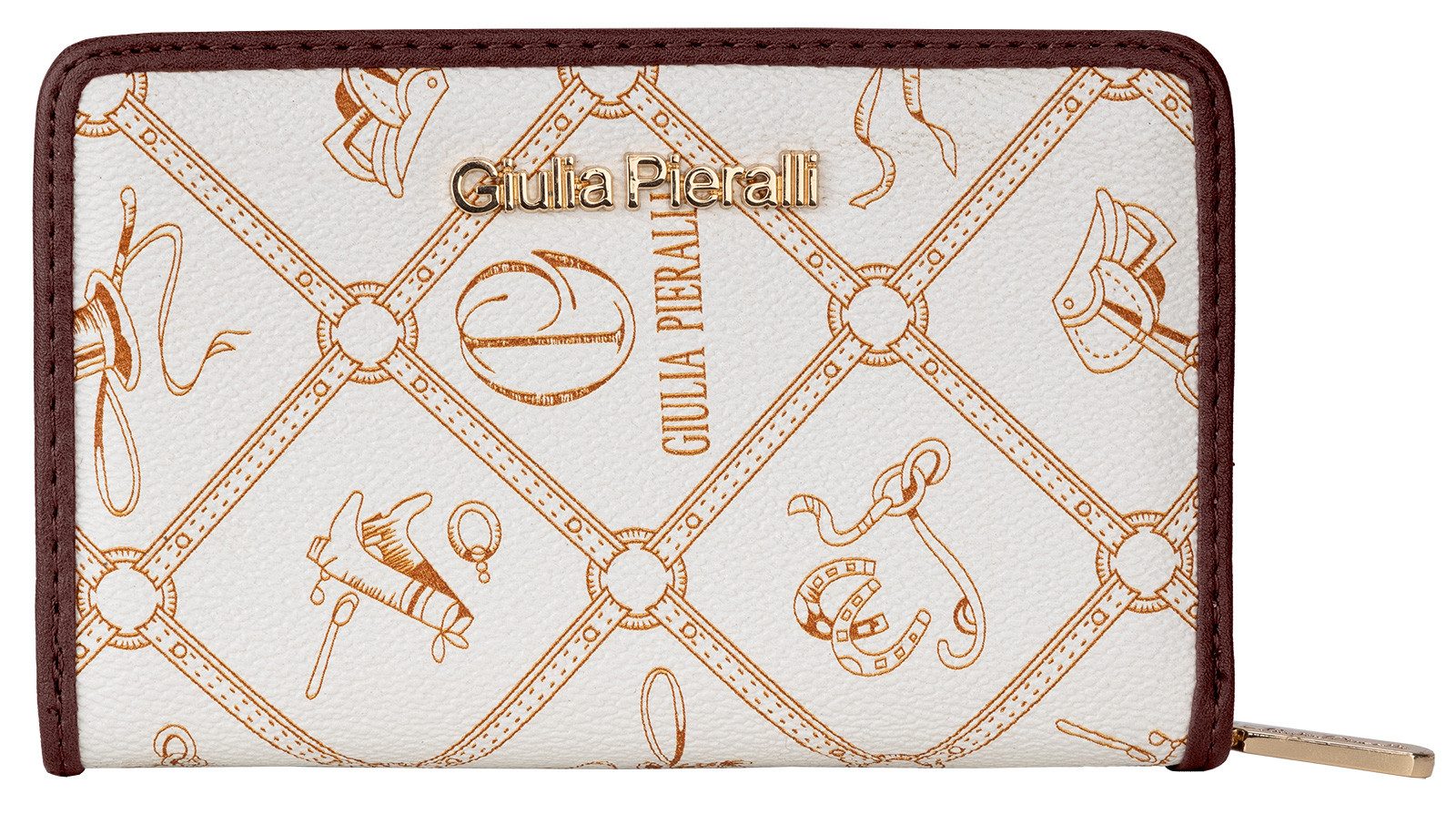 Giulia Pieralli Geldbörse Giulia Pieralli Damen Geldbörse Geldbeutel Brieftasche Portmonee XXL, Damen Geldbörse klappbar mit Reißverschluss Portemonnaie Geldbeutel