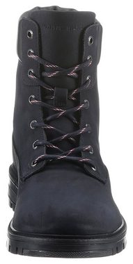 Tommy Hilfiger HILFIGER PADDED NUBUCK BOOT Schnürboots mit weich gepolstertem Schaftrand