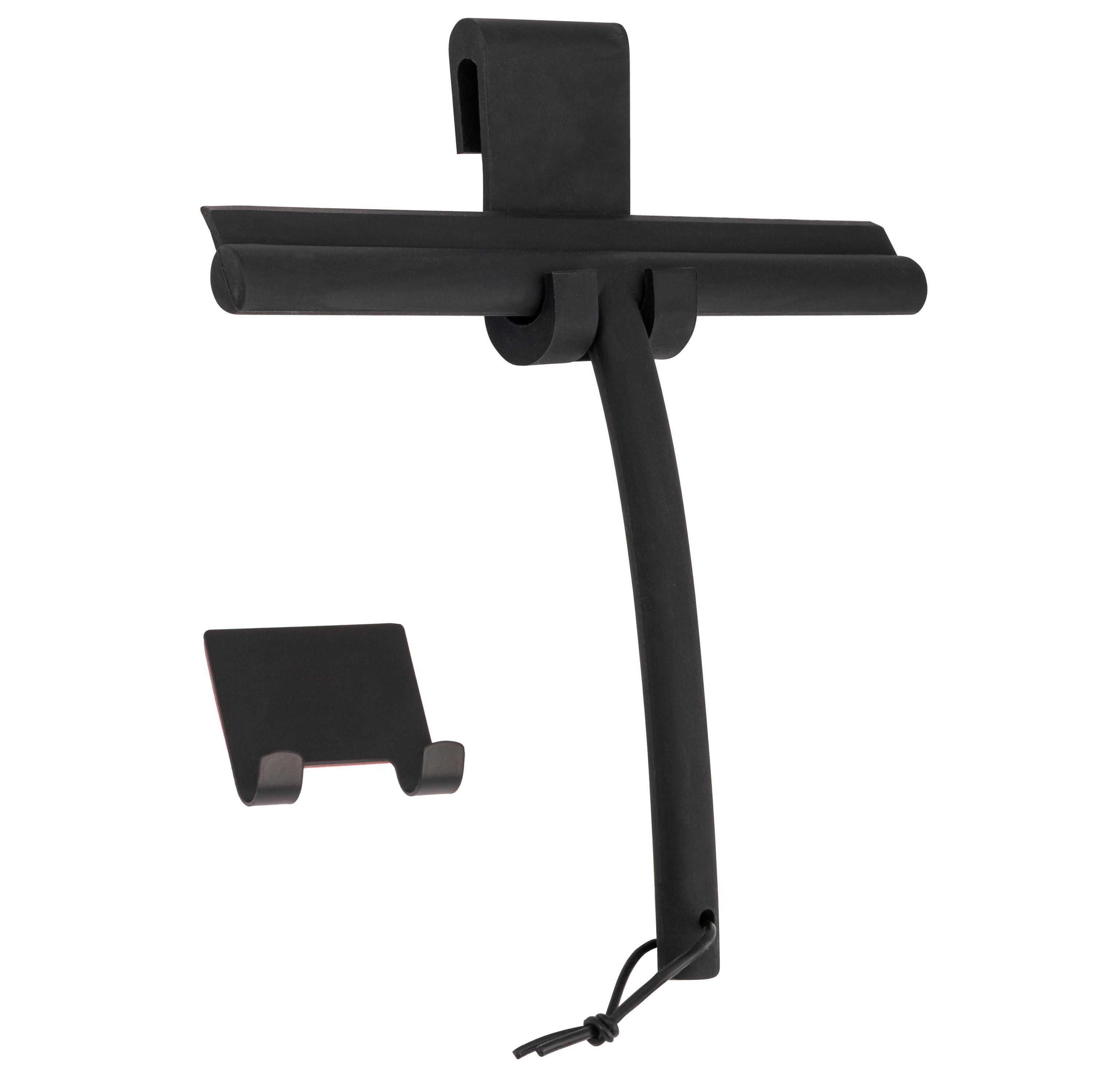 bremermann Duschabzieher Fensterabzieher, mit Halterung ohne Bohren, silikonbeschichtet