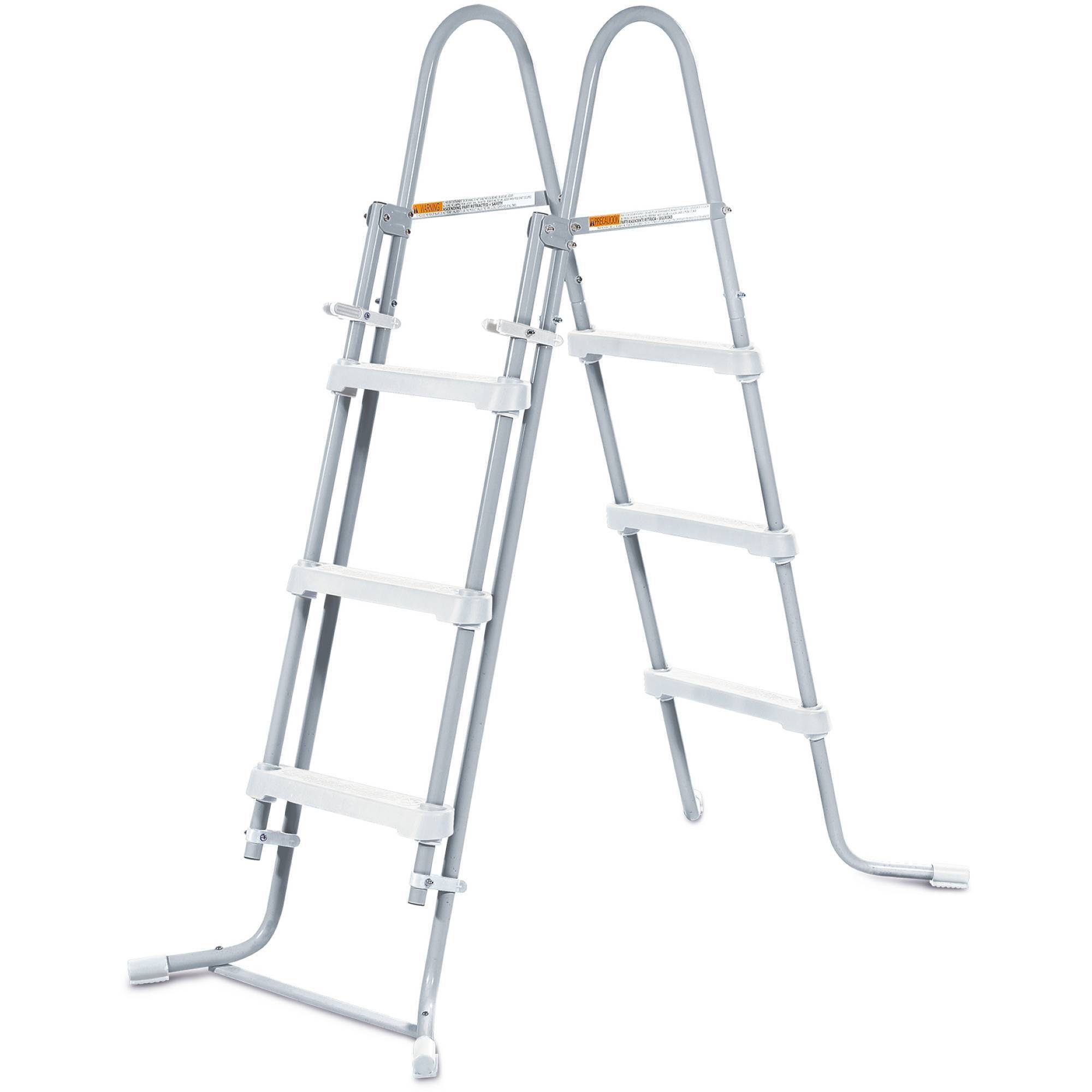 Pool-Sicherheitsleiter Sicherheitsleiter Höhe 107 cm 2x4 Stufen